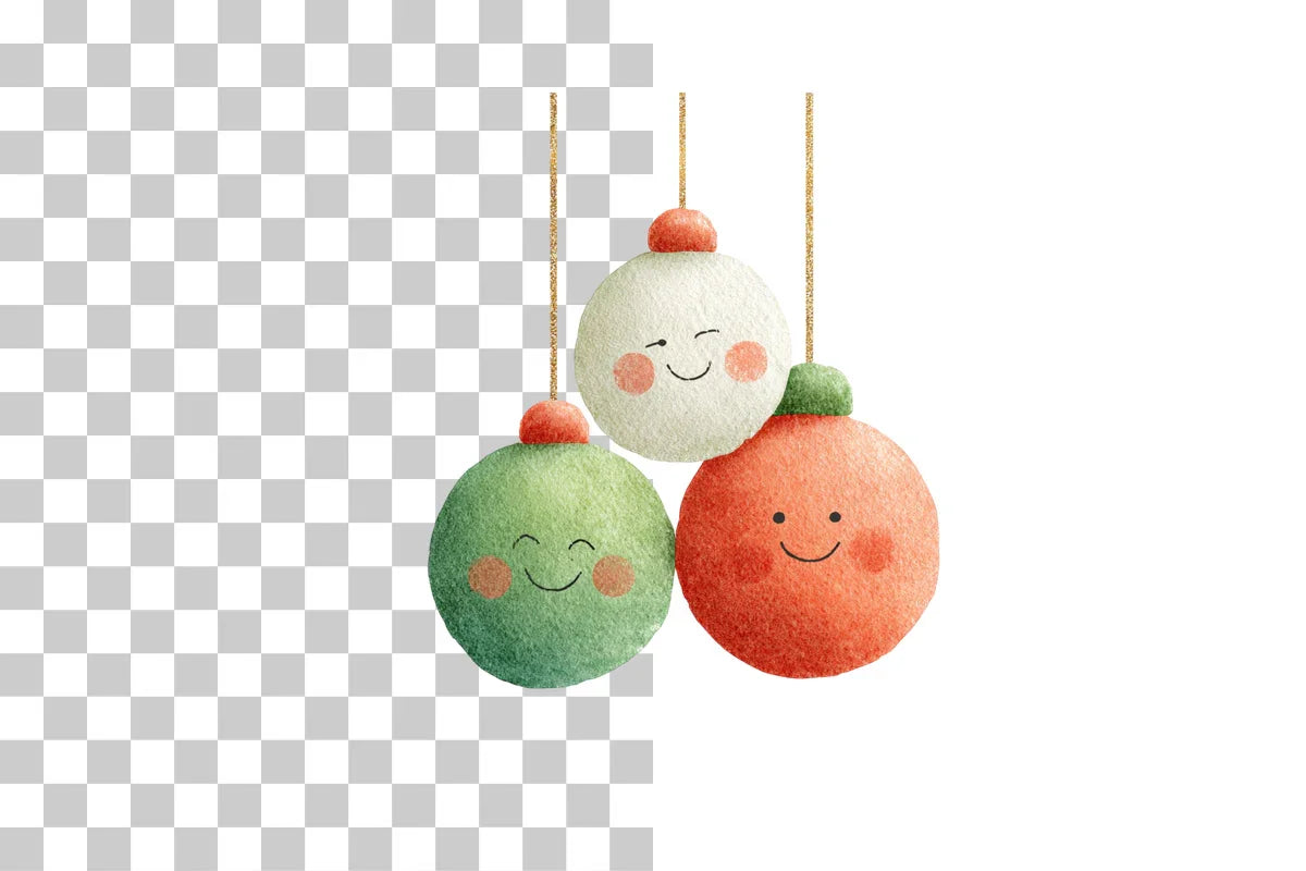 Christmas Ornaments Clipart Bundle - CraftNest - Digital Crafting and Art