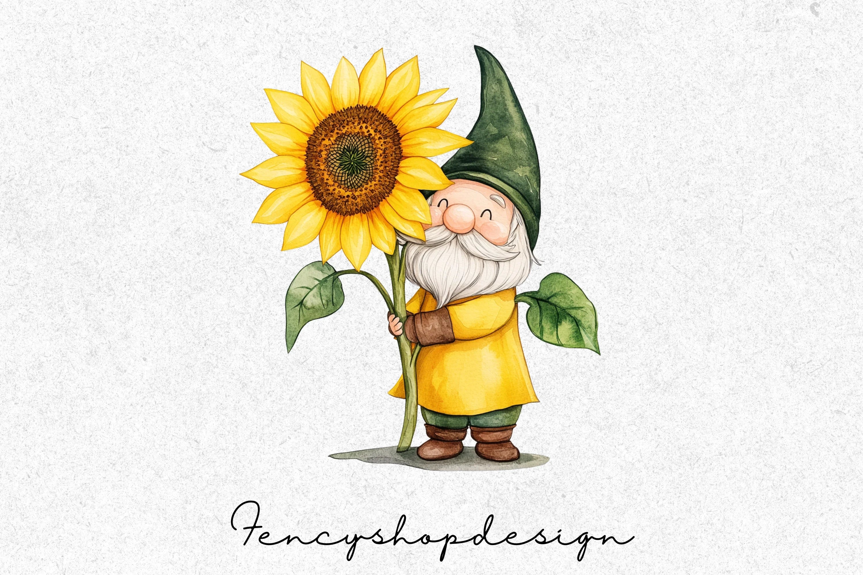 Cute Gnomes Clipart Bundle