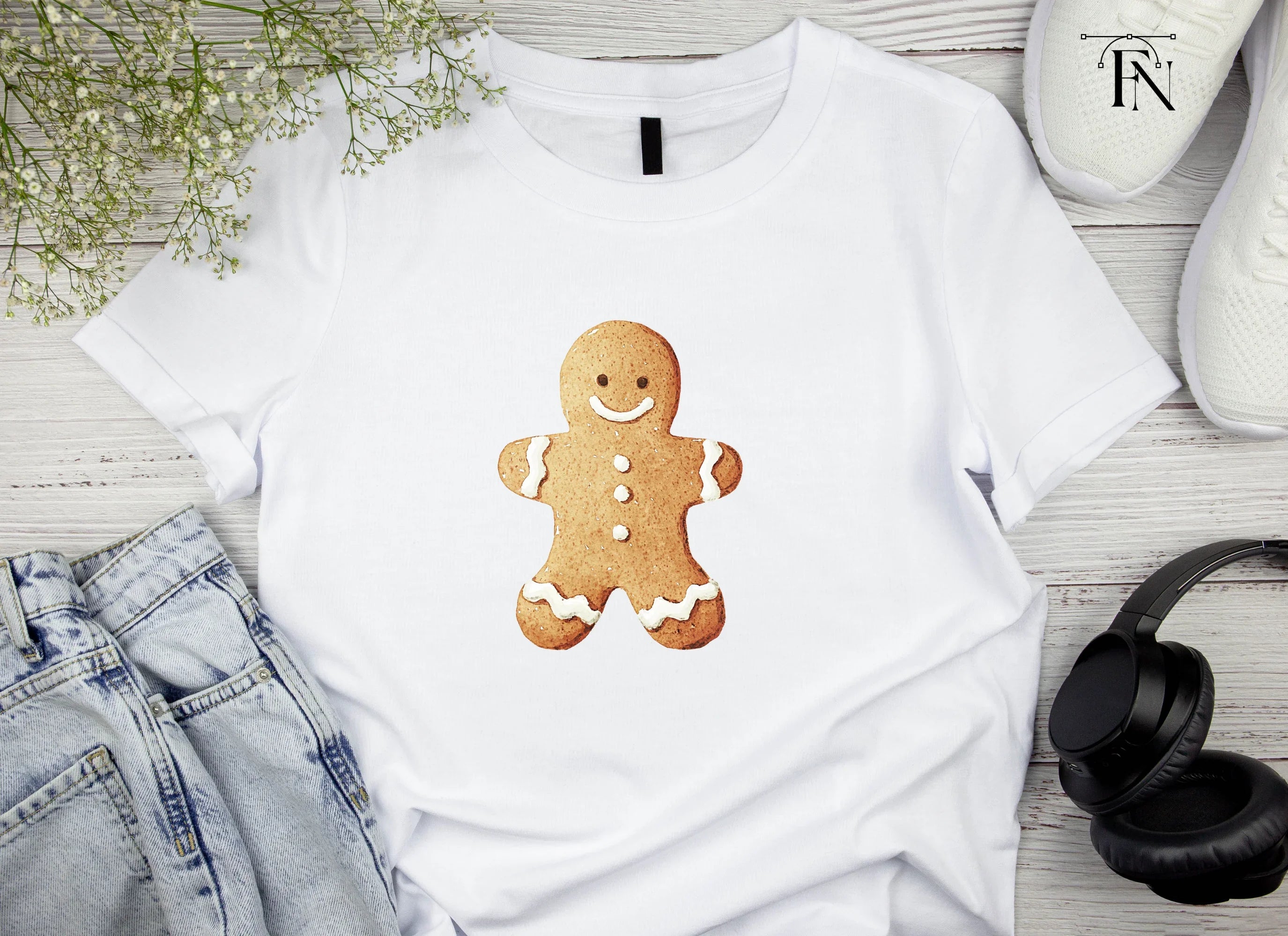 Gingerbread Man Christmas Clipart Bundle