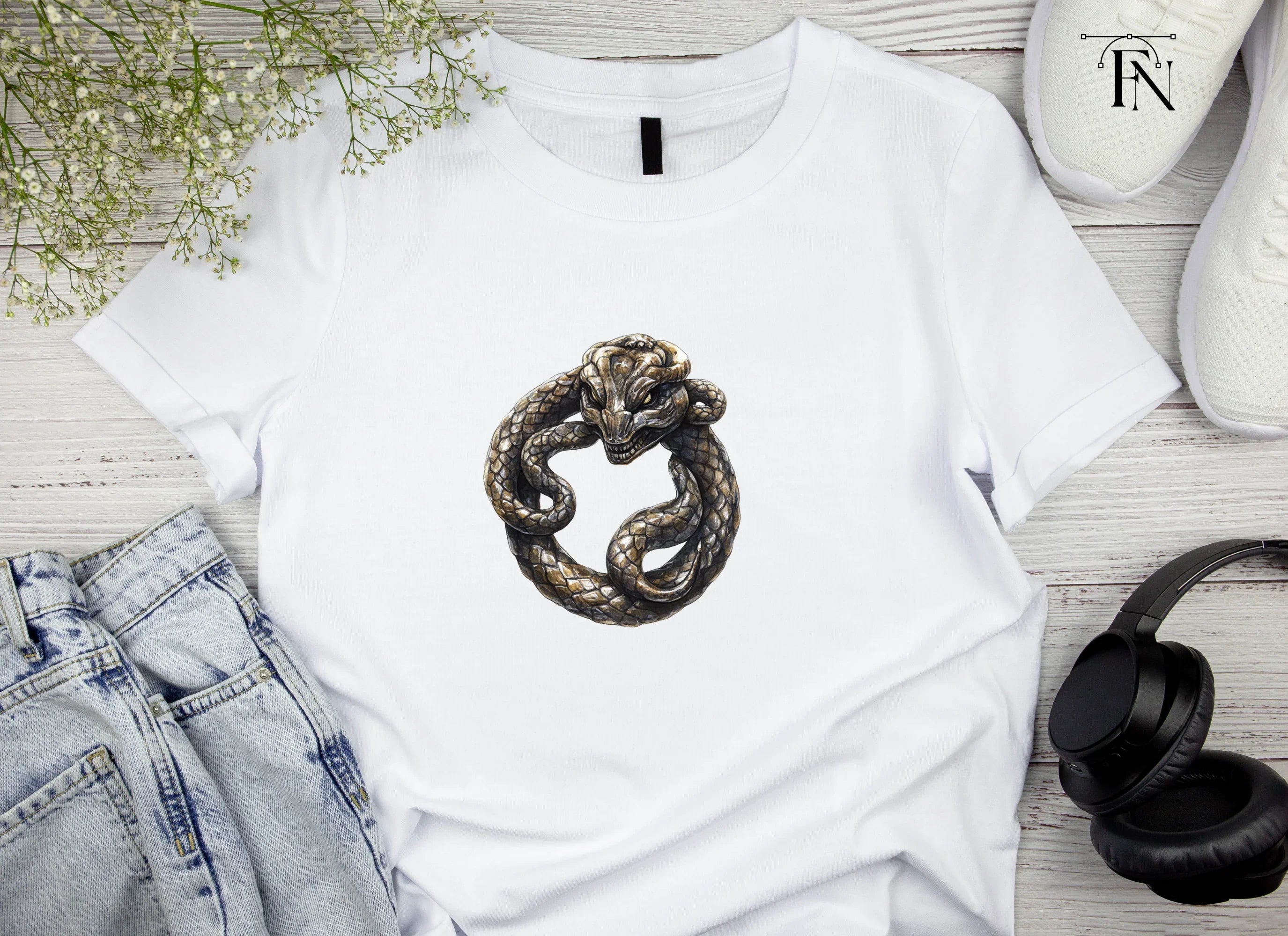 Ouroboros Snake Clipart Bundle
