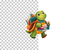 Turtle School Clipart Bundle - CraftNest - Digital Crafting and Art