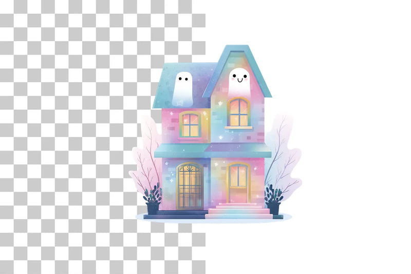 Kawaii Halloween Clipart Bundle for Spooky Fun - CraftNest - Digital Crafting and Art