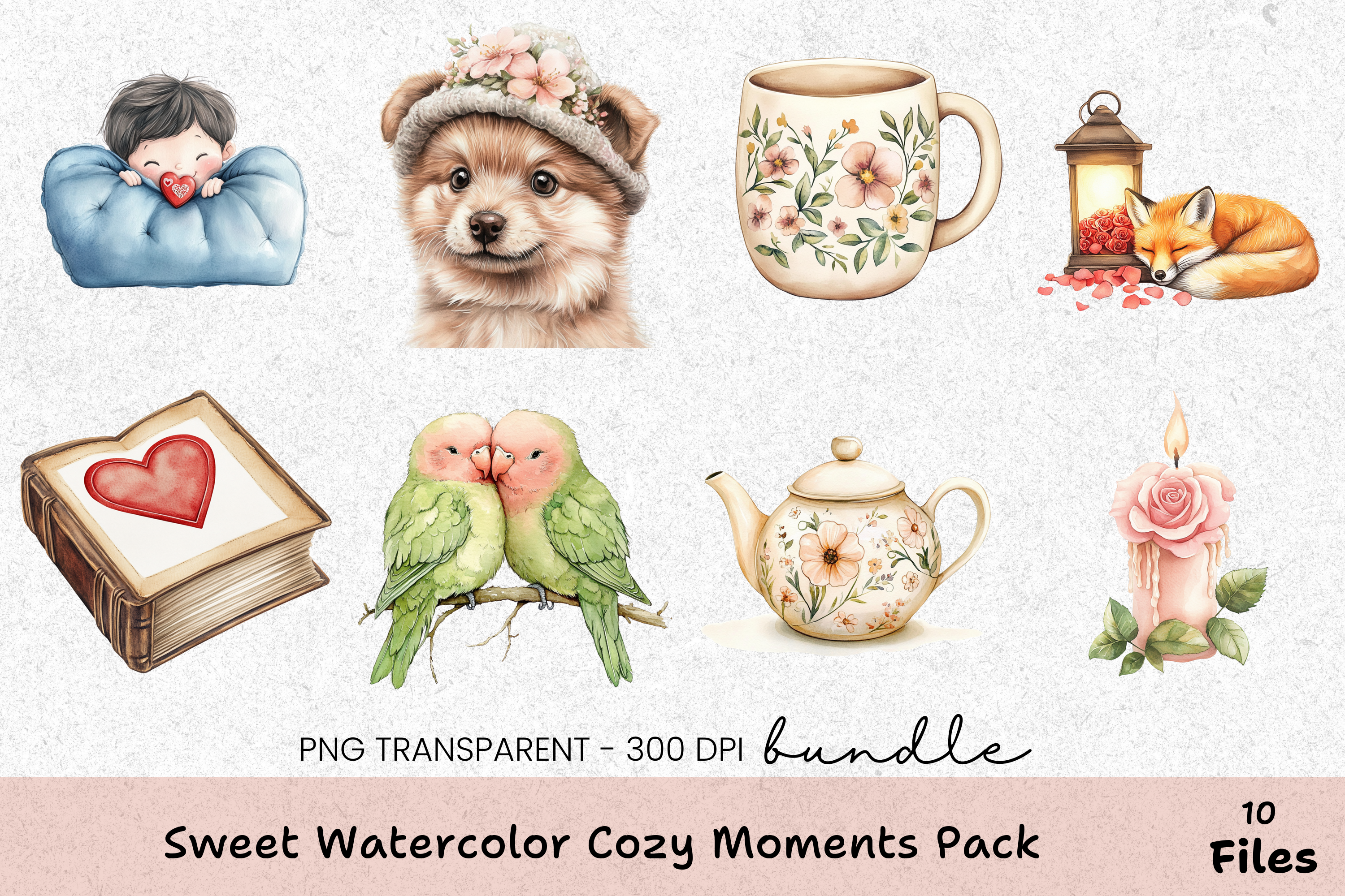 Sweet Cozy Moments Clipart Bundle