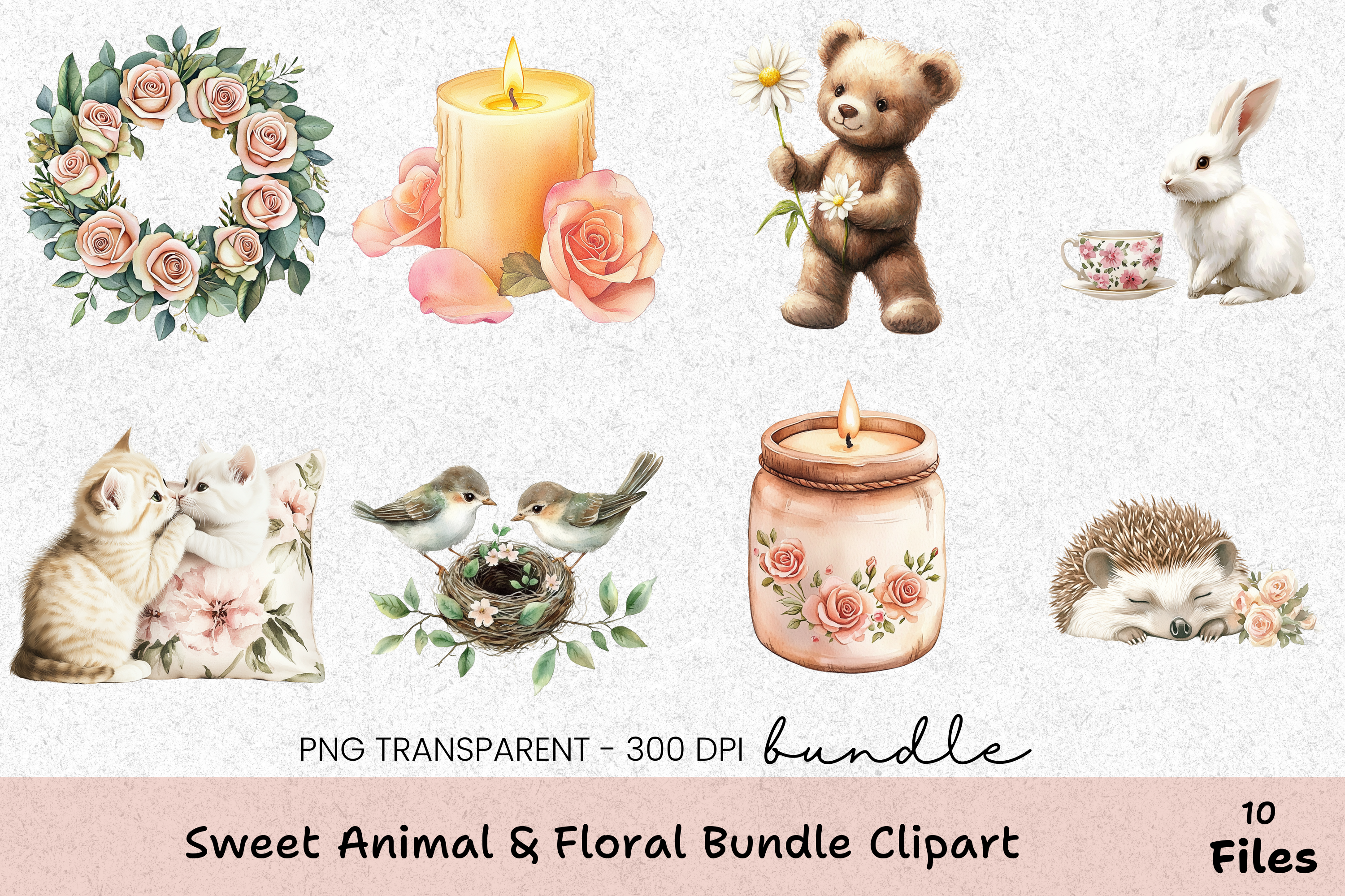 Adorable Valentine's Day Graphics Clipart Bundle
