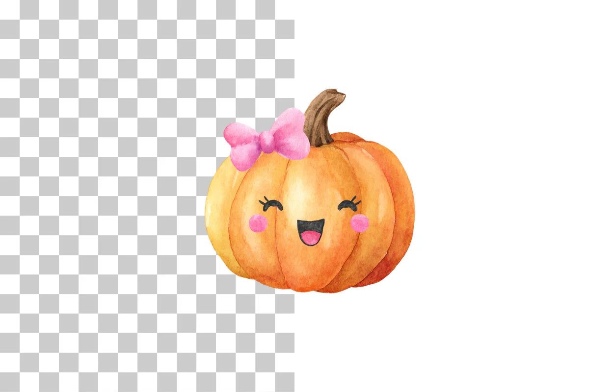 Cute Pumpkin Boo Clipart Bundle - CraftNest - Digital Crafting and Art