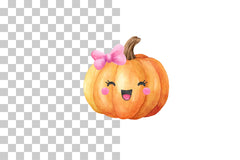 Cute Pumpkin Boo Clipart Bundle - CraftNest - Digital Crafting and Art