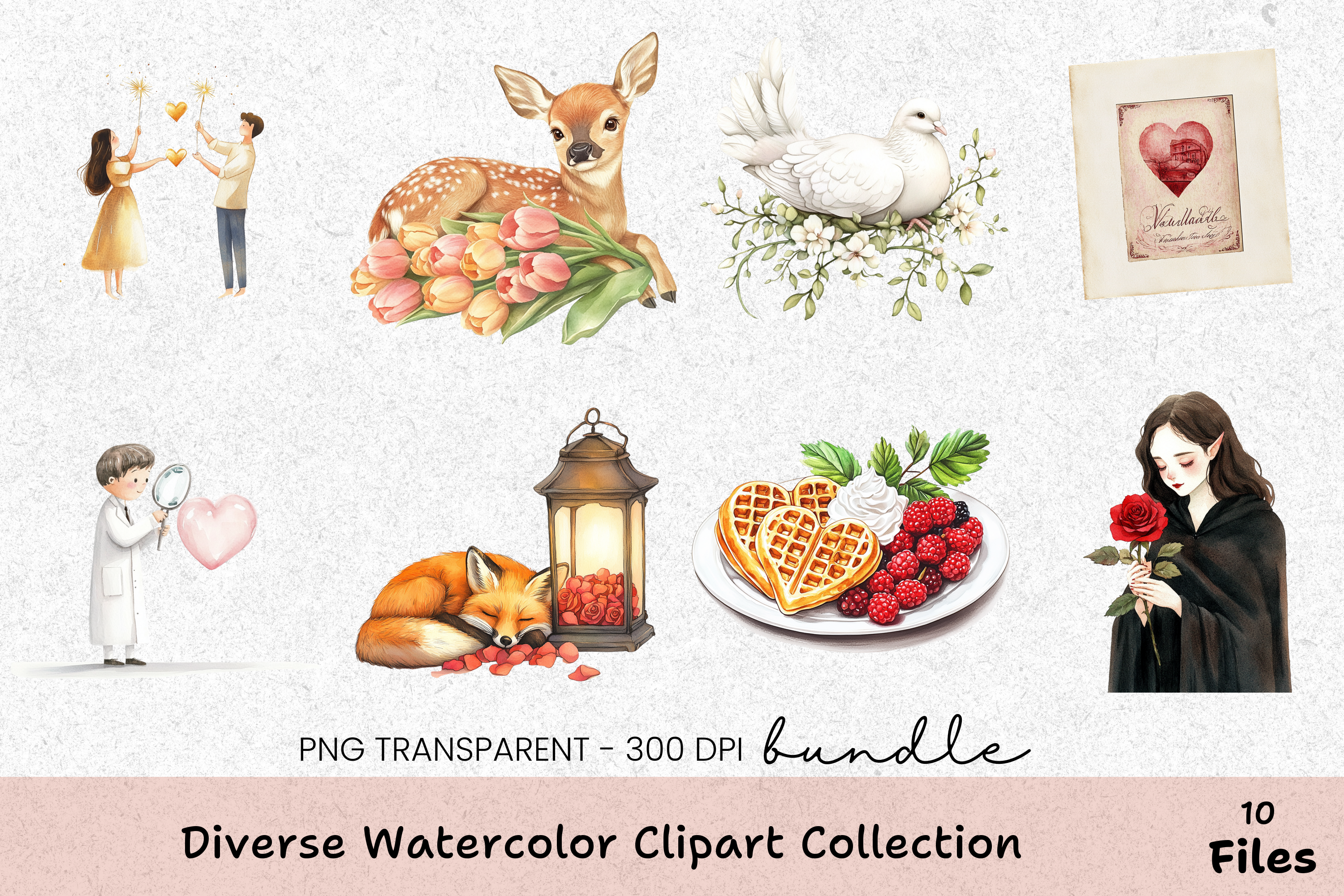 Diverse Clipart Bundle Collection