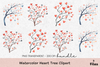 Heart Tree Clipart Bundle