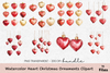 Heart Christmas Ornaments Clipart Bundle