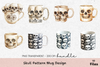 Skull Pattern Design Mug Wrap Bundle