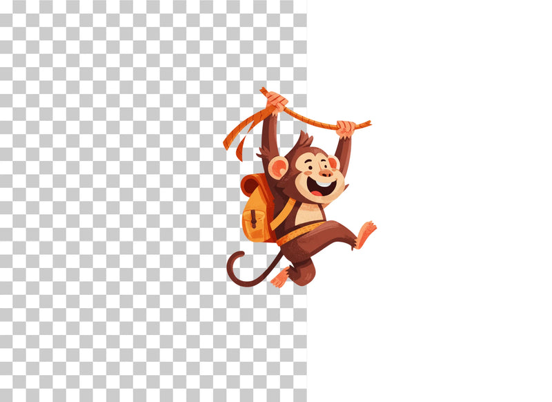 Monkey School Clipart Bundle - CraftNest - Digital Crafting and Art