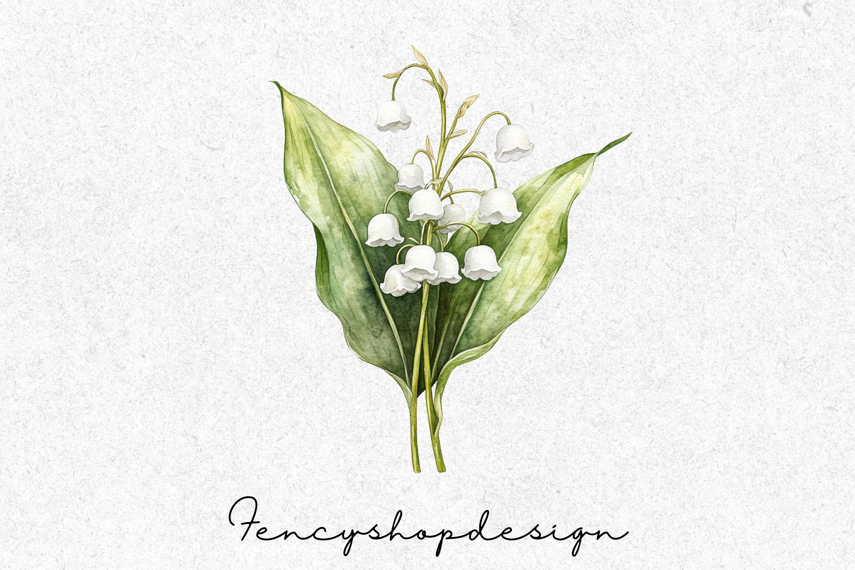 Lily of the Valley Clipart Bundle