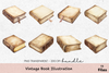 Vintage Book Illustration Clipart Bundle