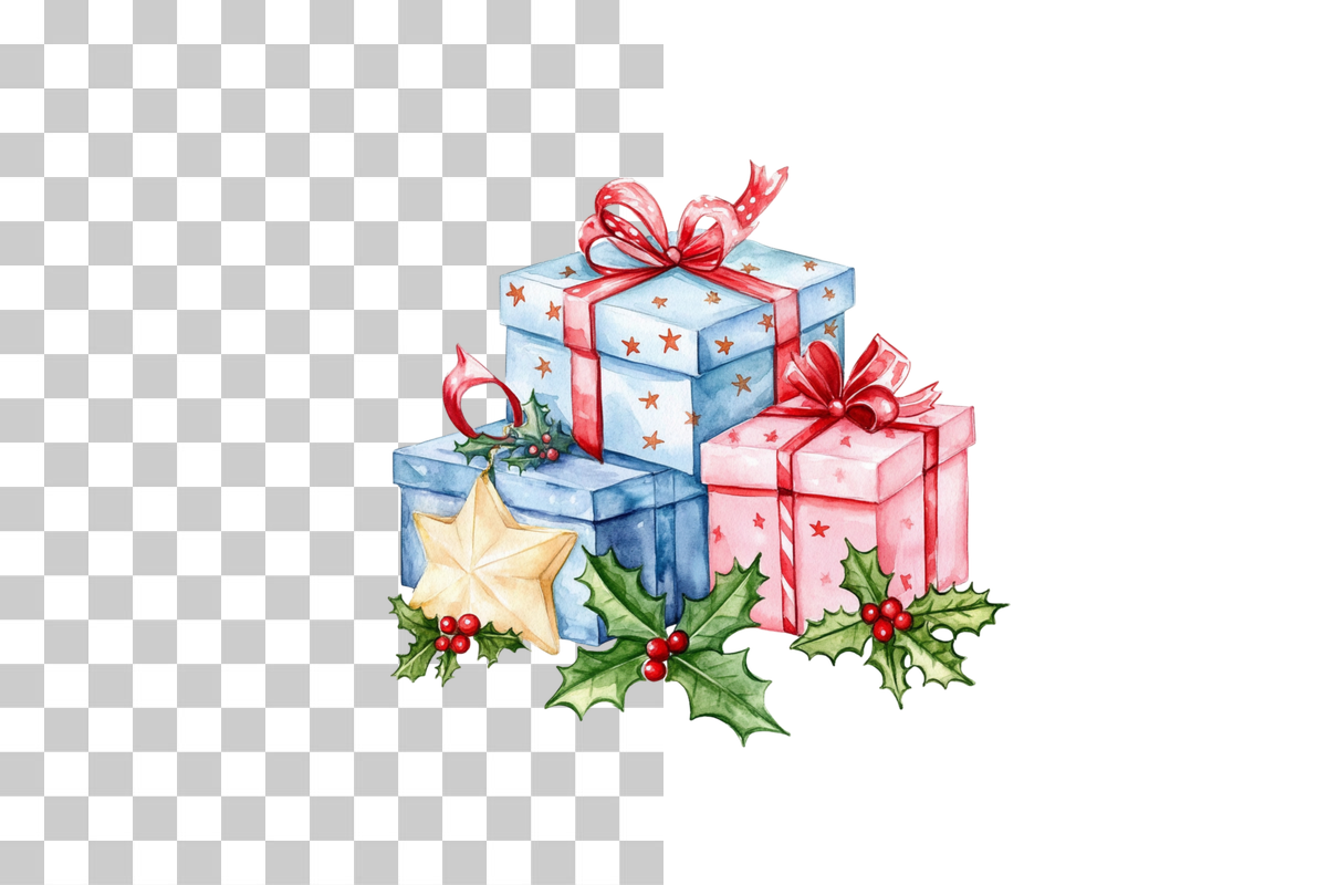 Christmas Gift Box Clipart Bundle - CraftNest - Digital Crafting and Art