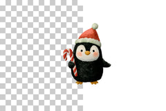 Cute Christmas Penguin Clipart Bundle - CraftNest - Digital Crafting and Art