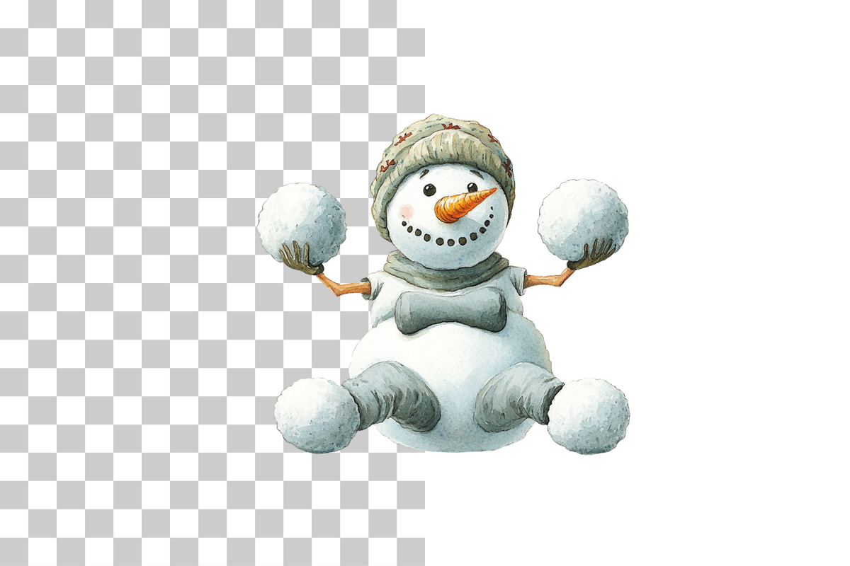 Snowman Workout Clipart Bundle