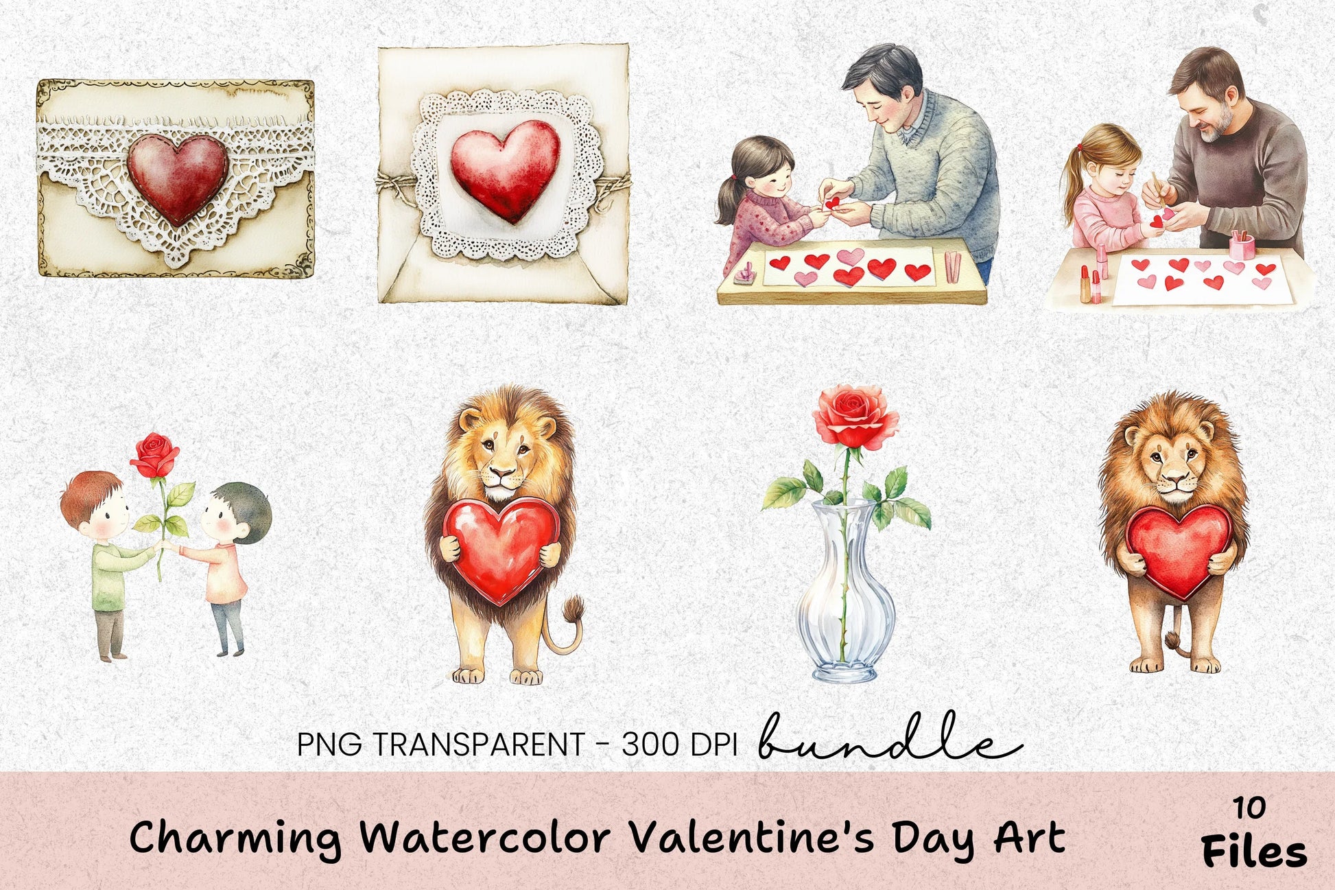 Sweet Valentine's Day Clipart Collection Bundle - CraftNest - Digital Crafting and Art