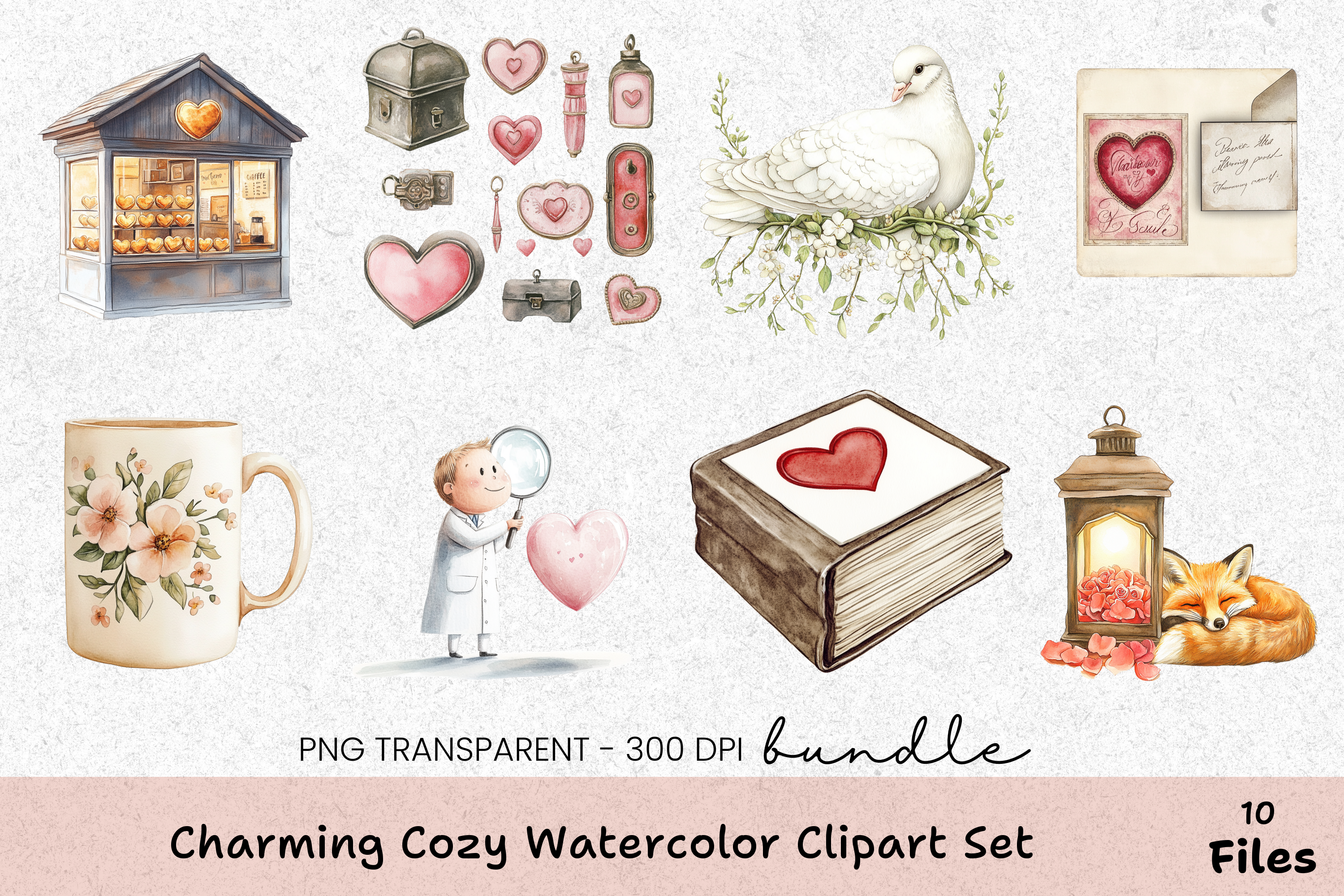 Charming Cozy Clipart Bundle