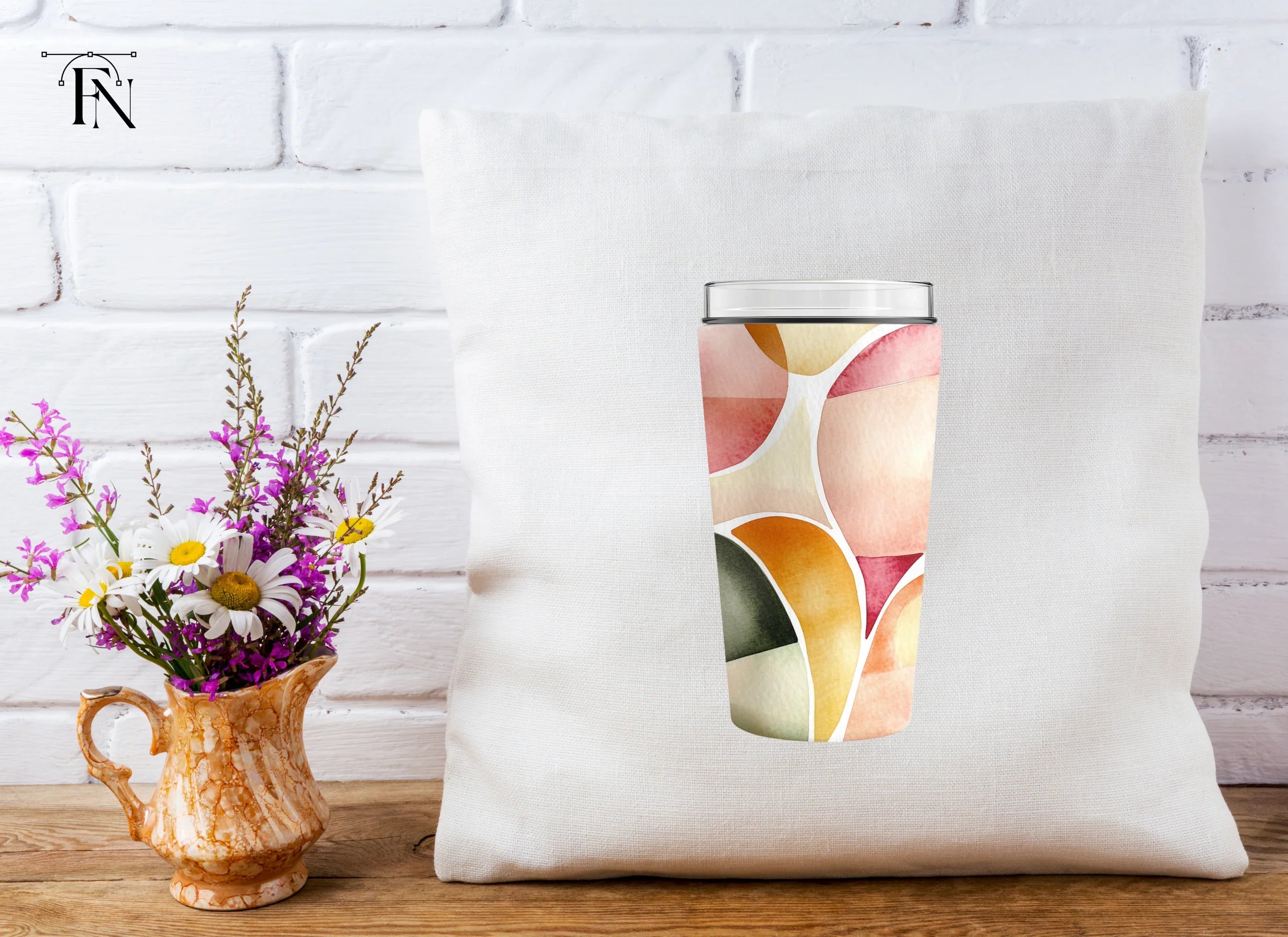 Abstract Tumbler Clipart Bundle