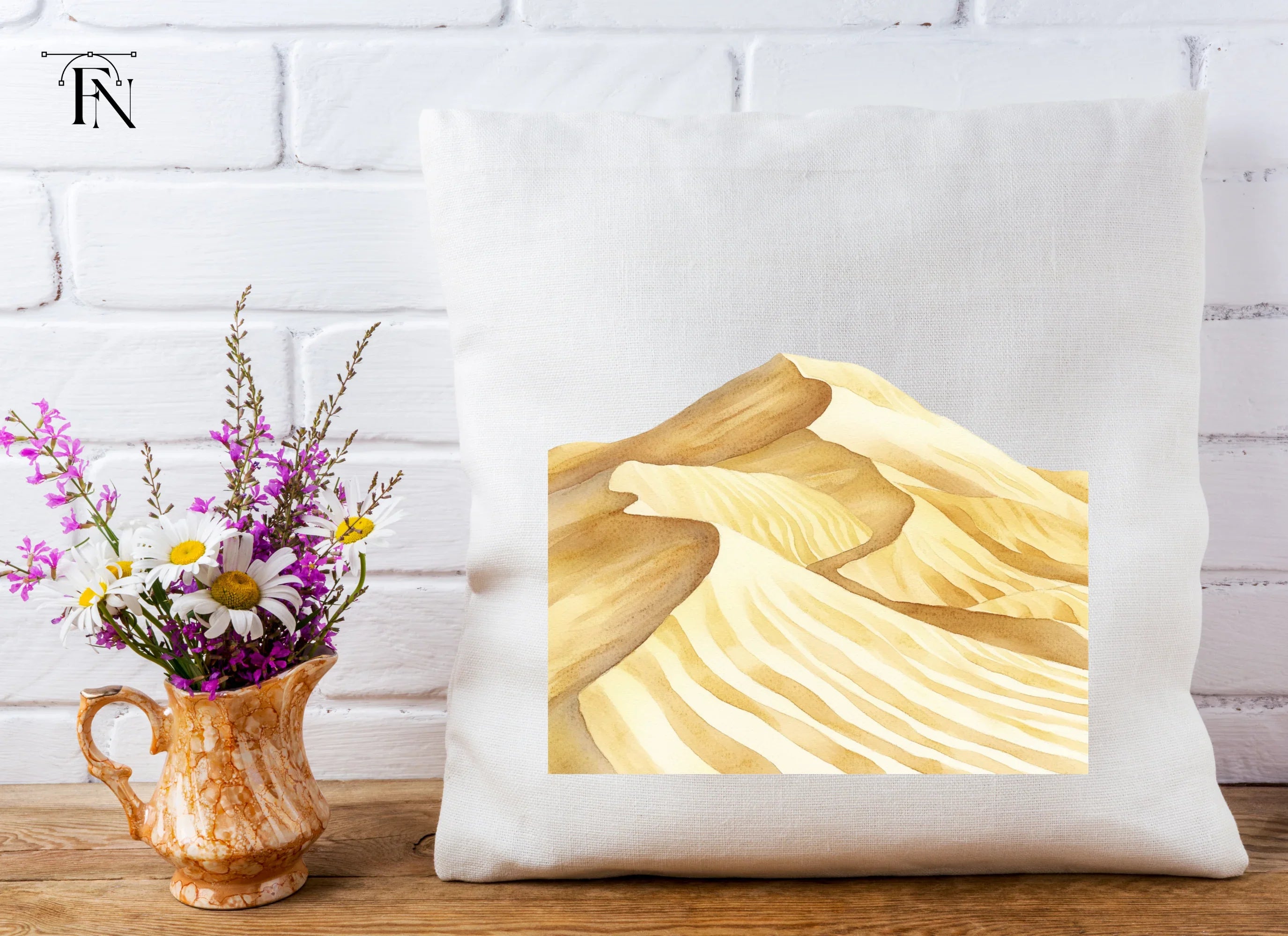 Desert Sand Dunes Clipart Bundle