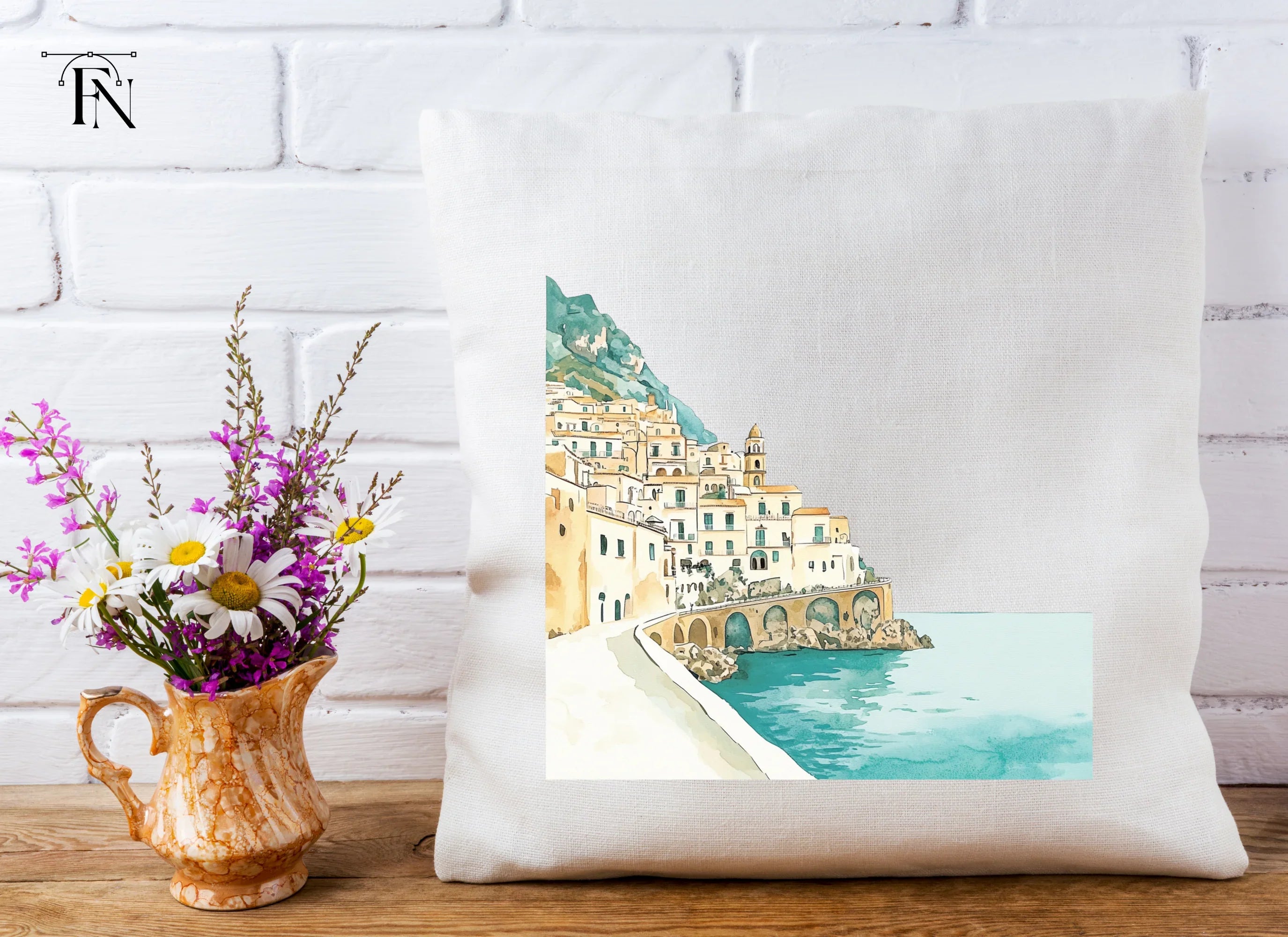 Amalfi Coast Clipart Bundle