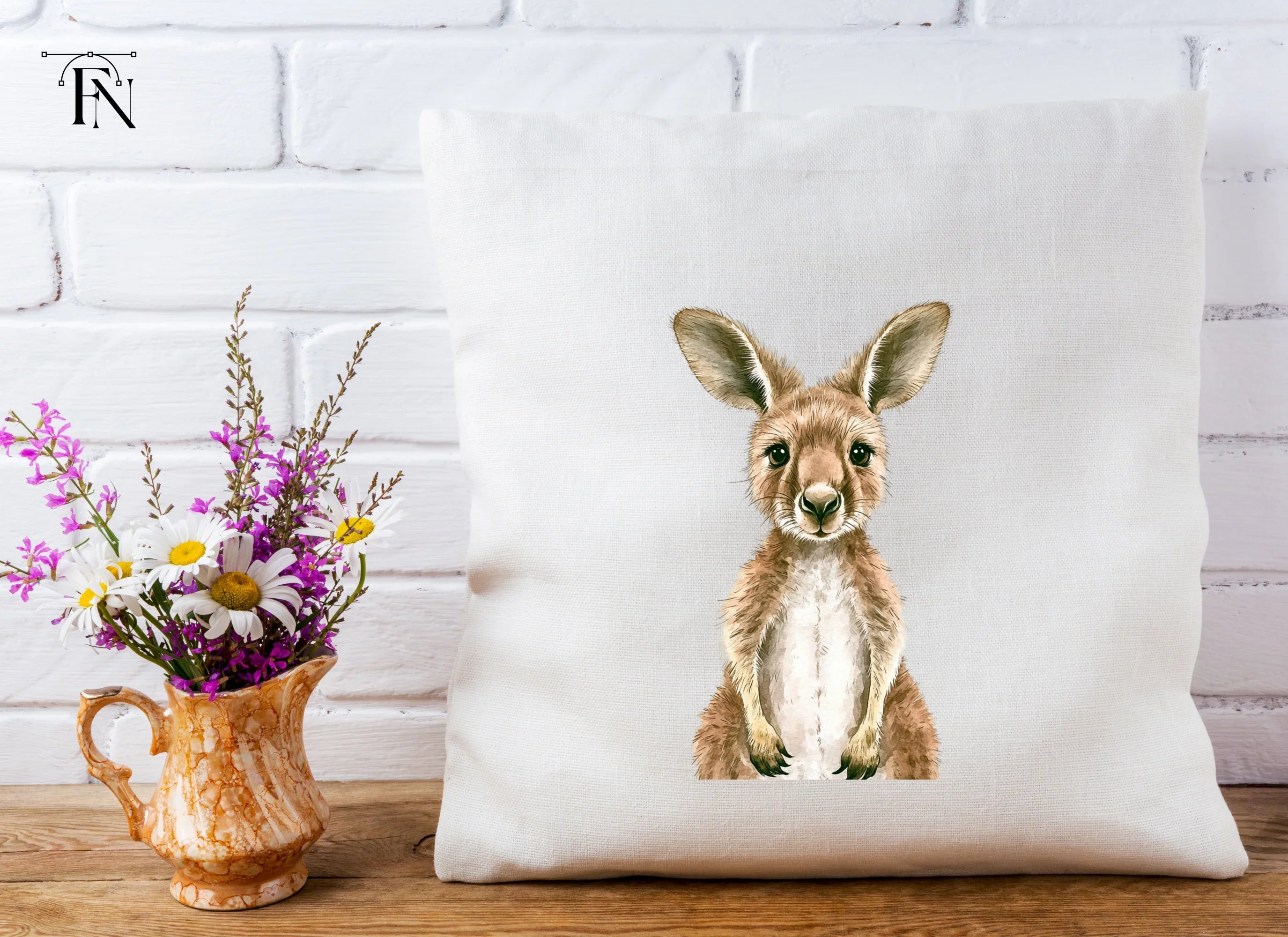 Baby Kangaroo Clipart Bundle
