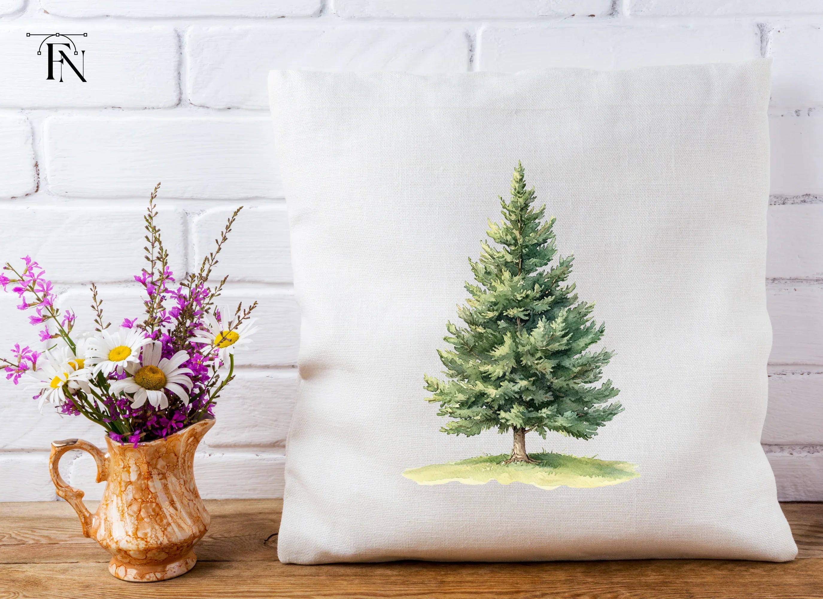 Pine Tree Clipart Bundle