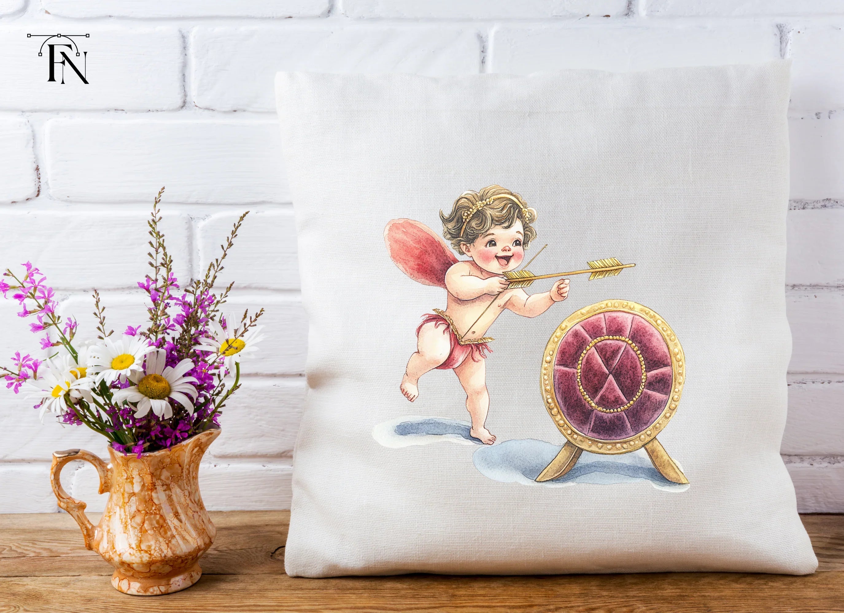 Cute Cupid Valentine Day Clipart Bundle