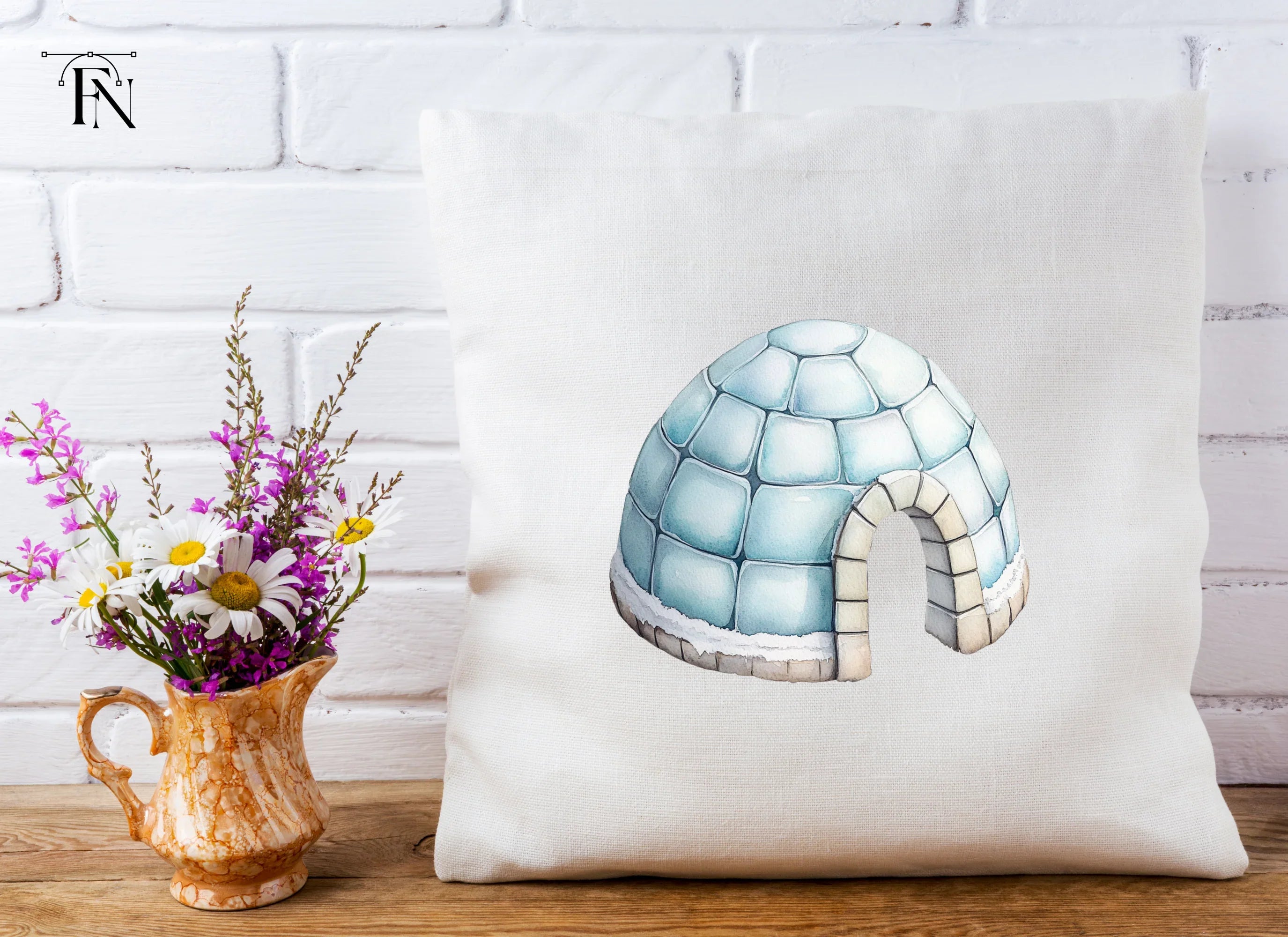 Cute Igloo Clipart Bundle