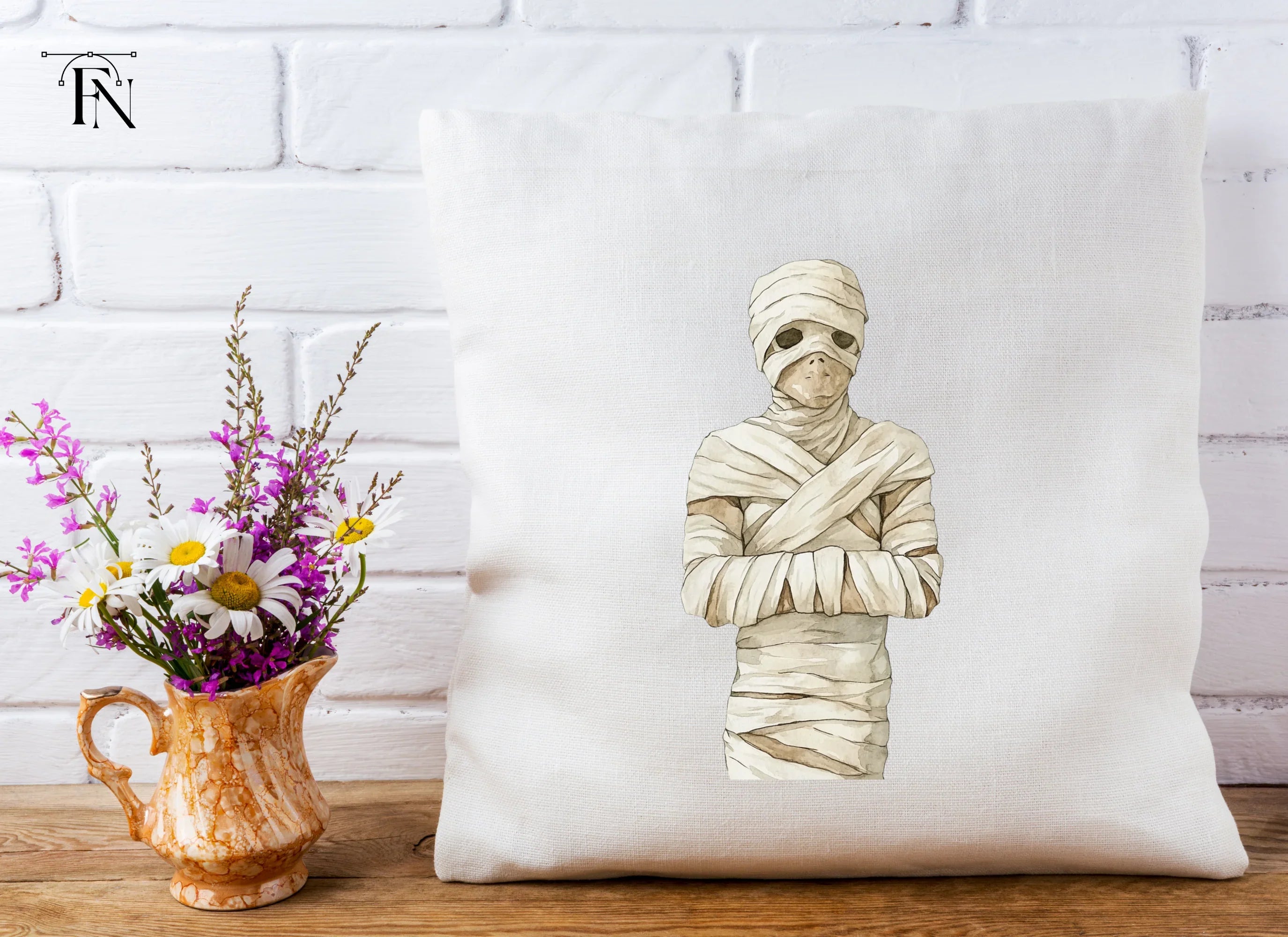 Spooky Mummy Character Clipart Bundle