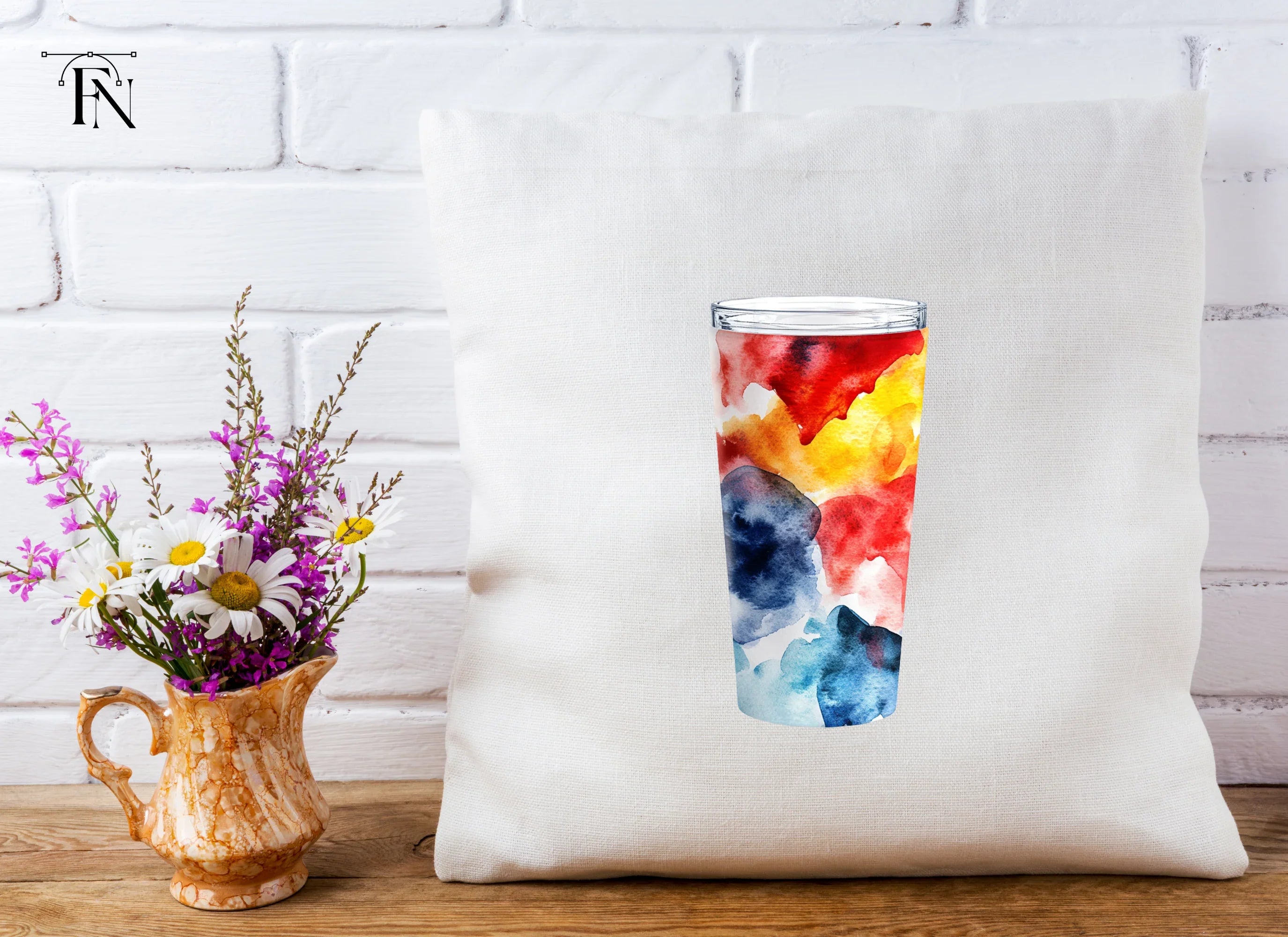 Abstract Tumbler Clipart Bundle