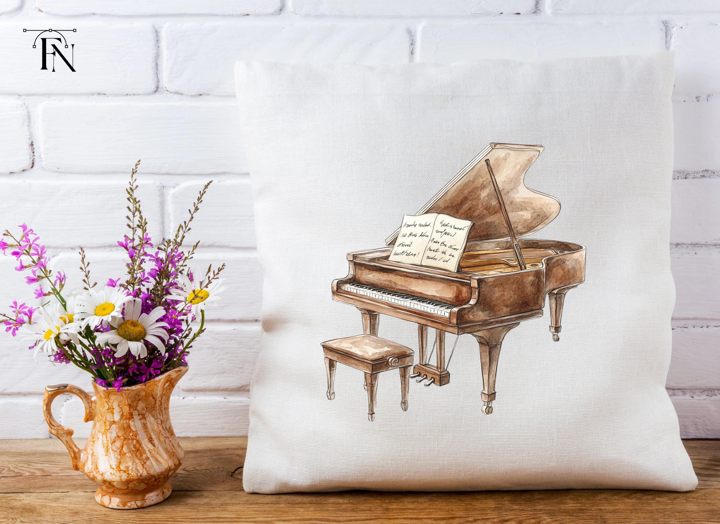 Grand Piano Clipart Bundle