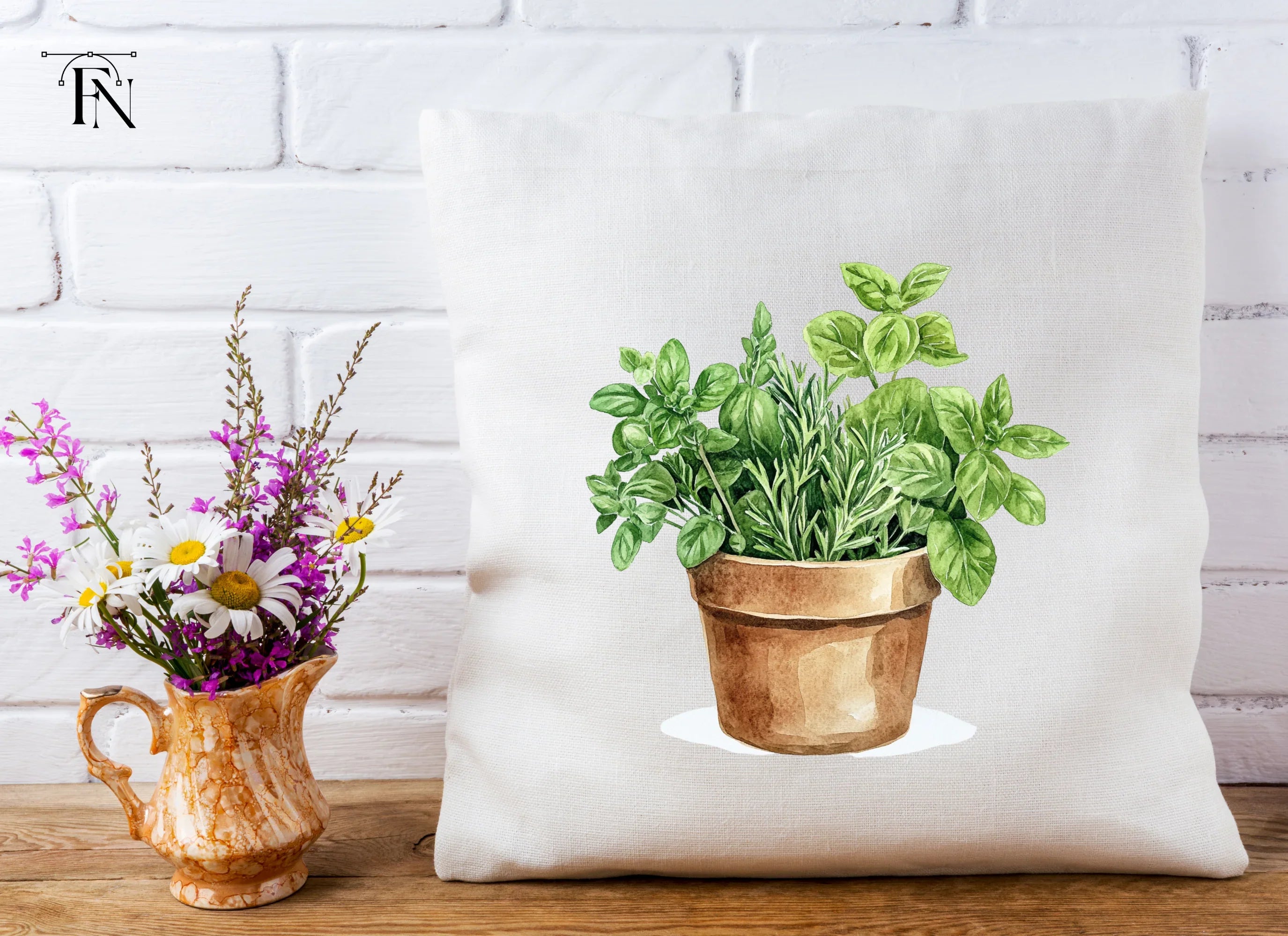 Herb Pot Clipart Bundle