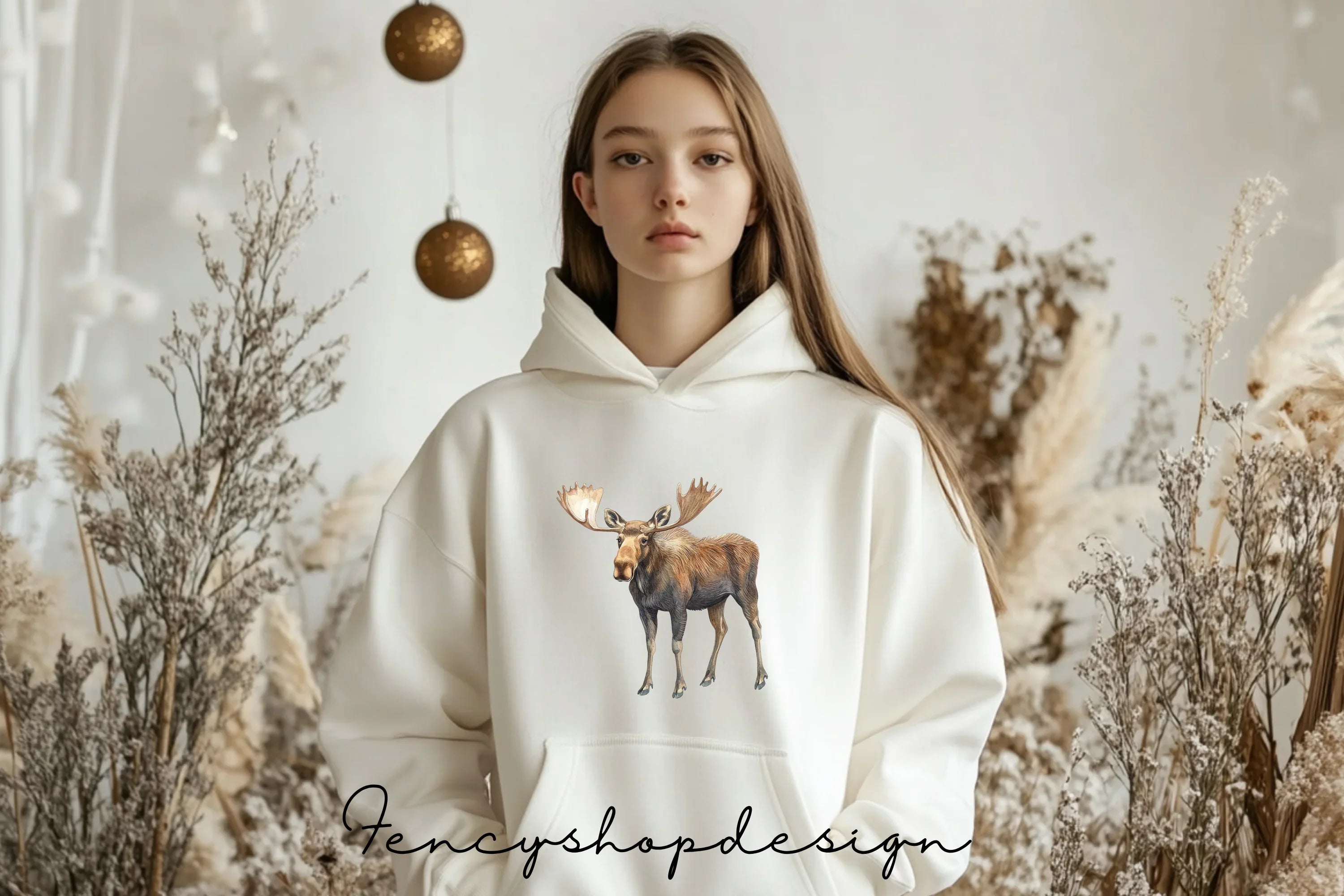 Majestic Moose Clipart Bundle