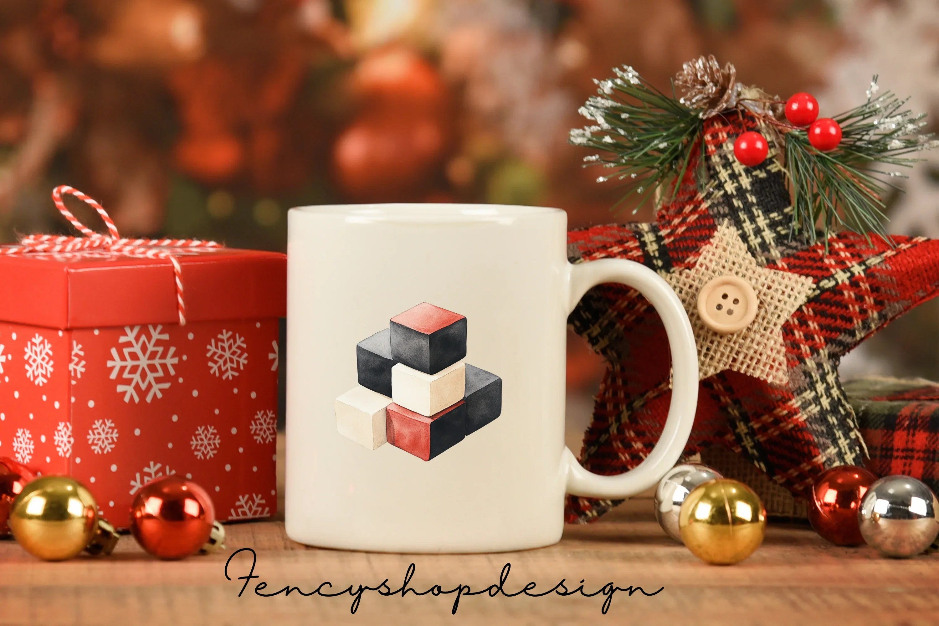 Abstract Blocks Shapes Clipart Bundle