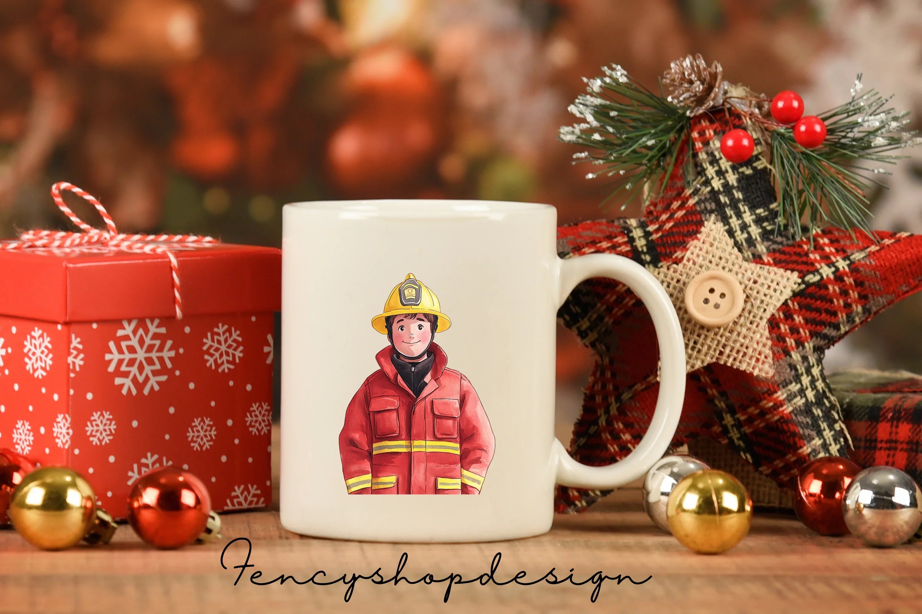 Brave Firefighter Clipart Bundle