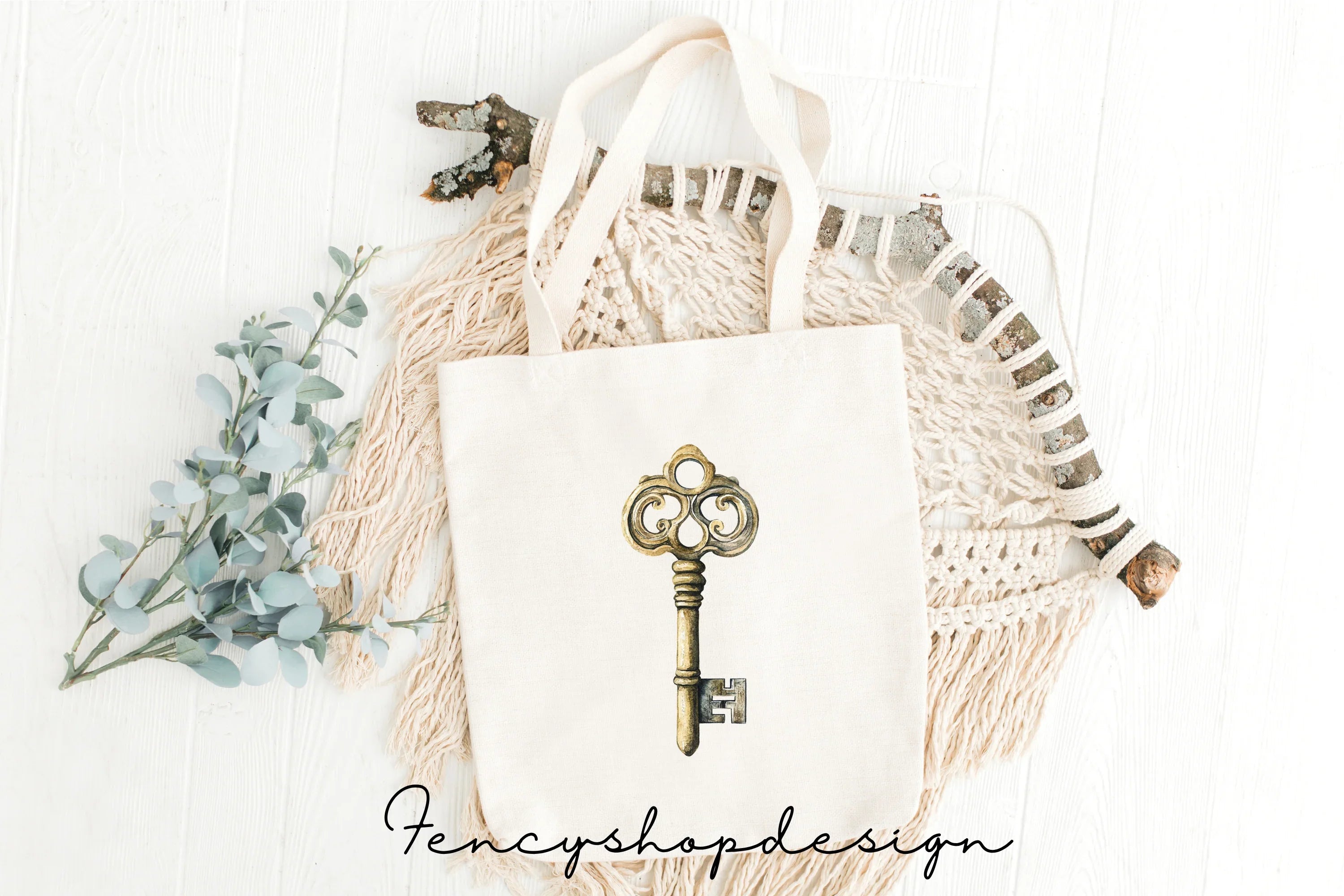 Vintage Skeleton Keys Clipart Bundle