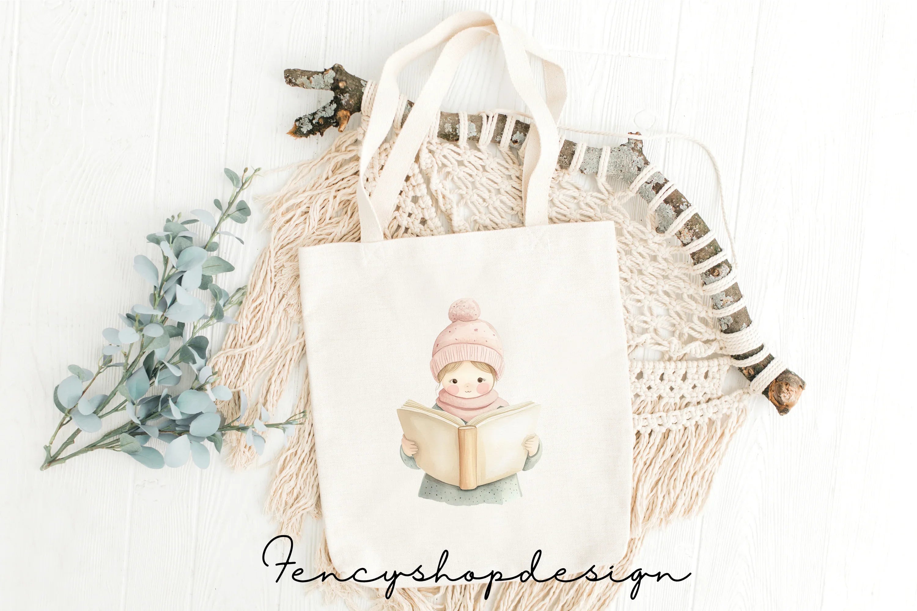 Cozy Reading Clipart Bundle