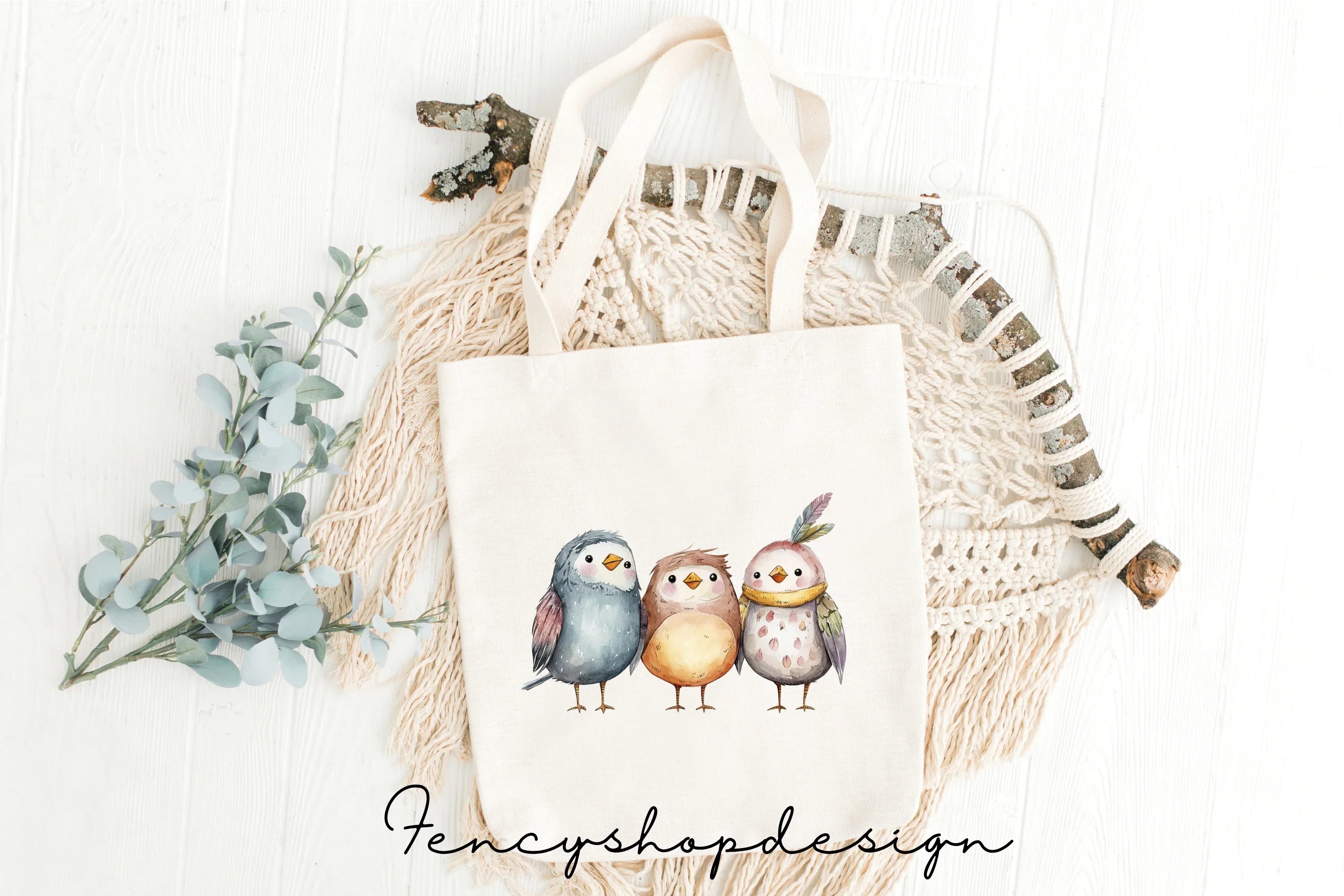 Cute Baby Bird Clipart Bundle
