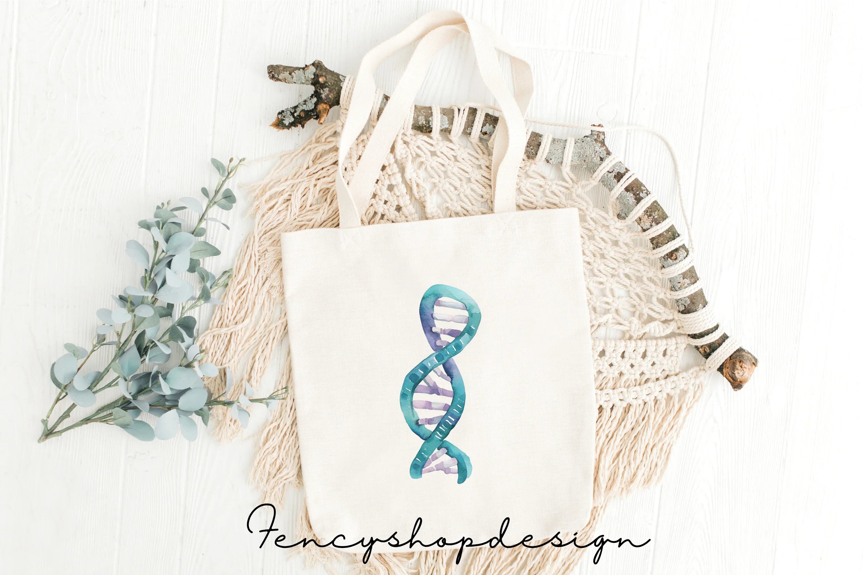 DNA Helix Science Clipart Bundle
