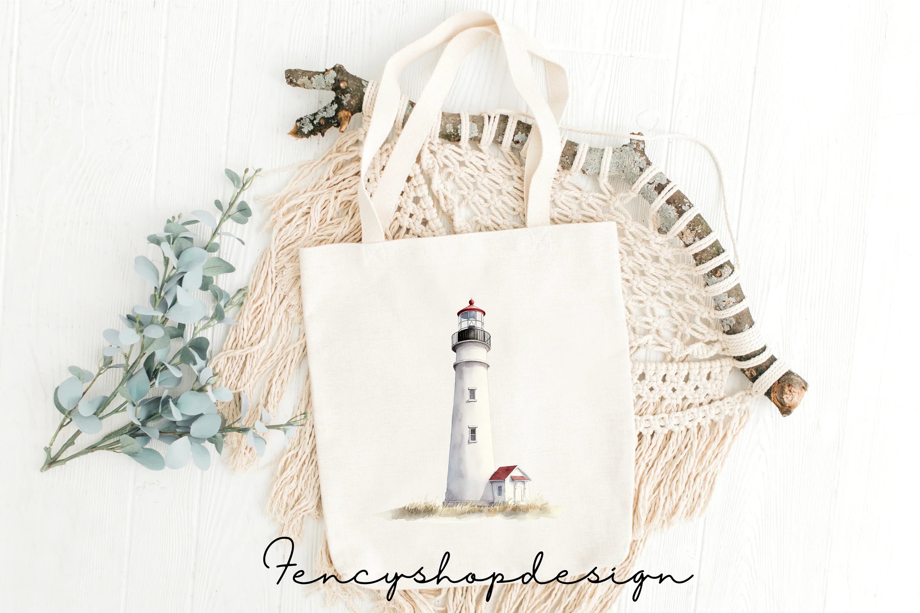 Coastal Lighthouse Clipart Bundle