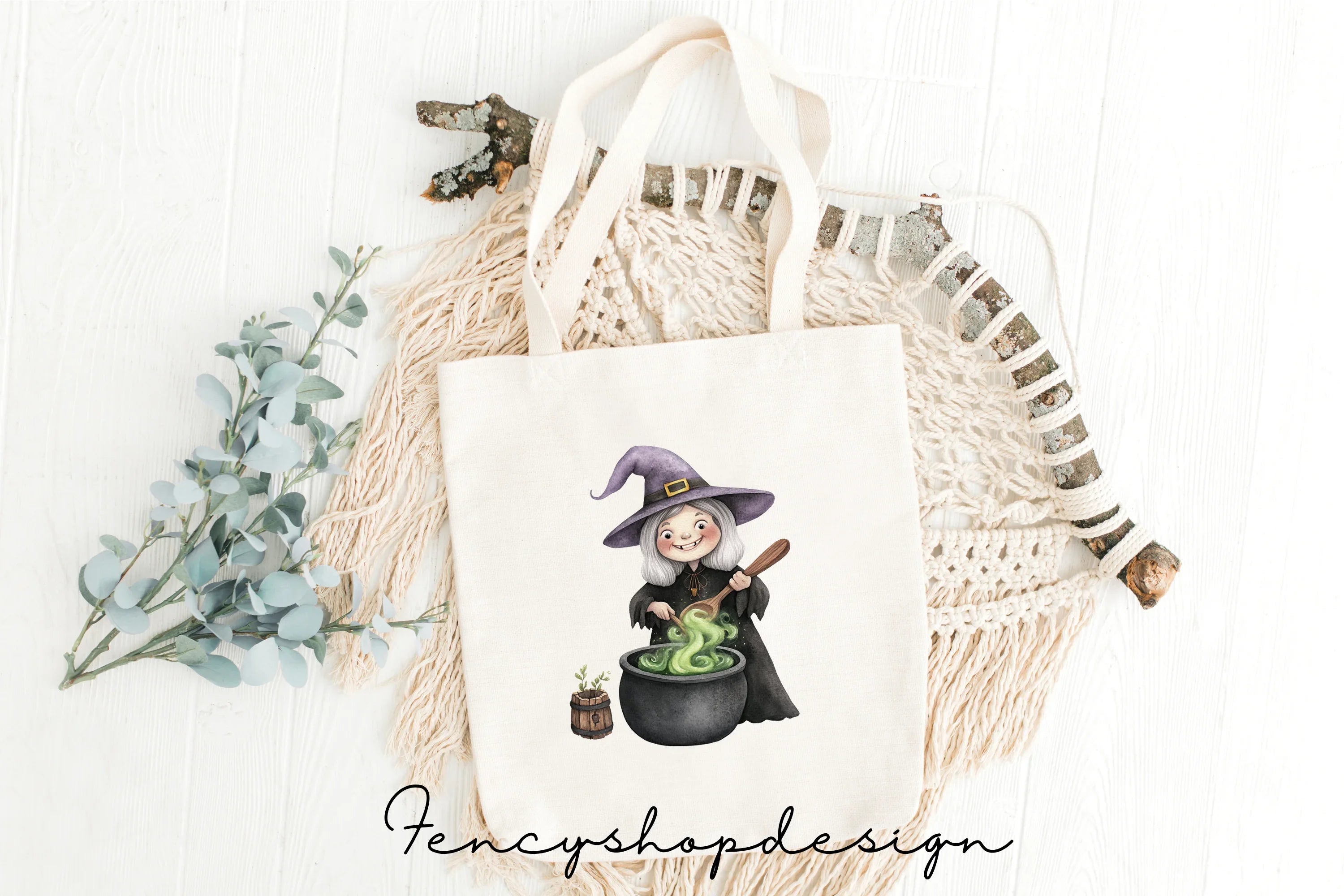 Whimsical Witchy Charm Clipart Bundle