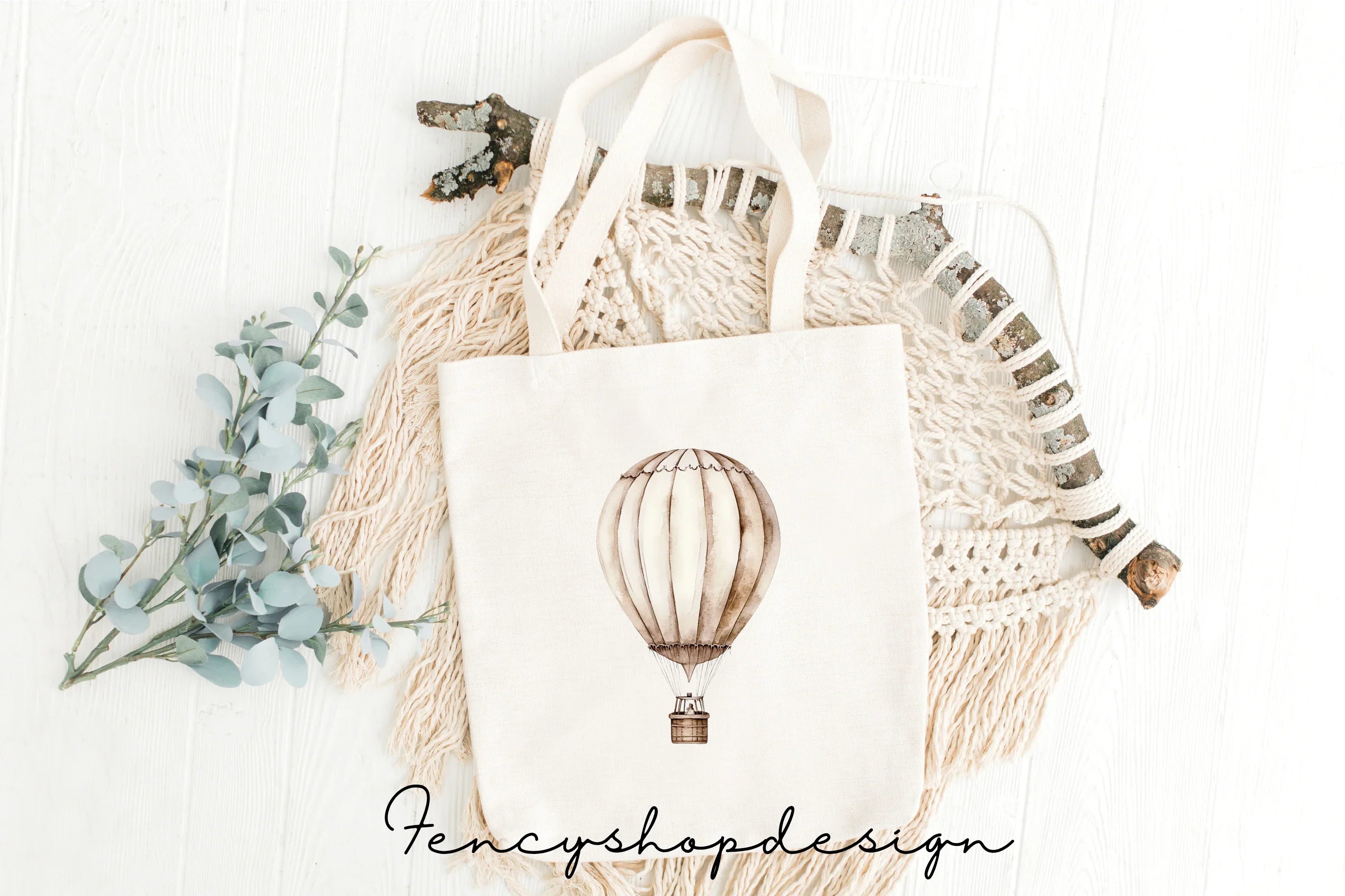 Hot Air Balloon Clipart Bundle