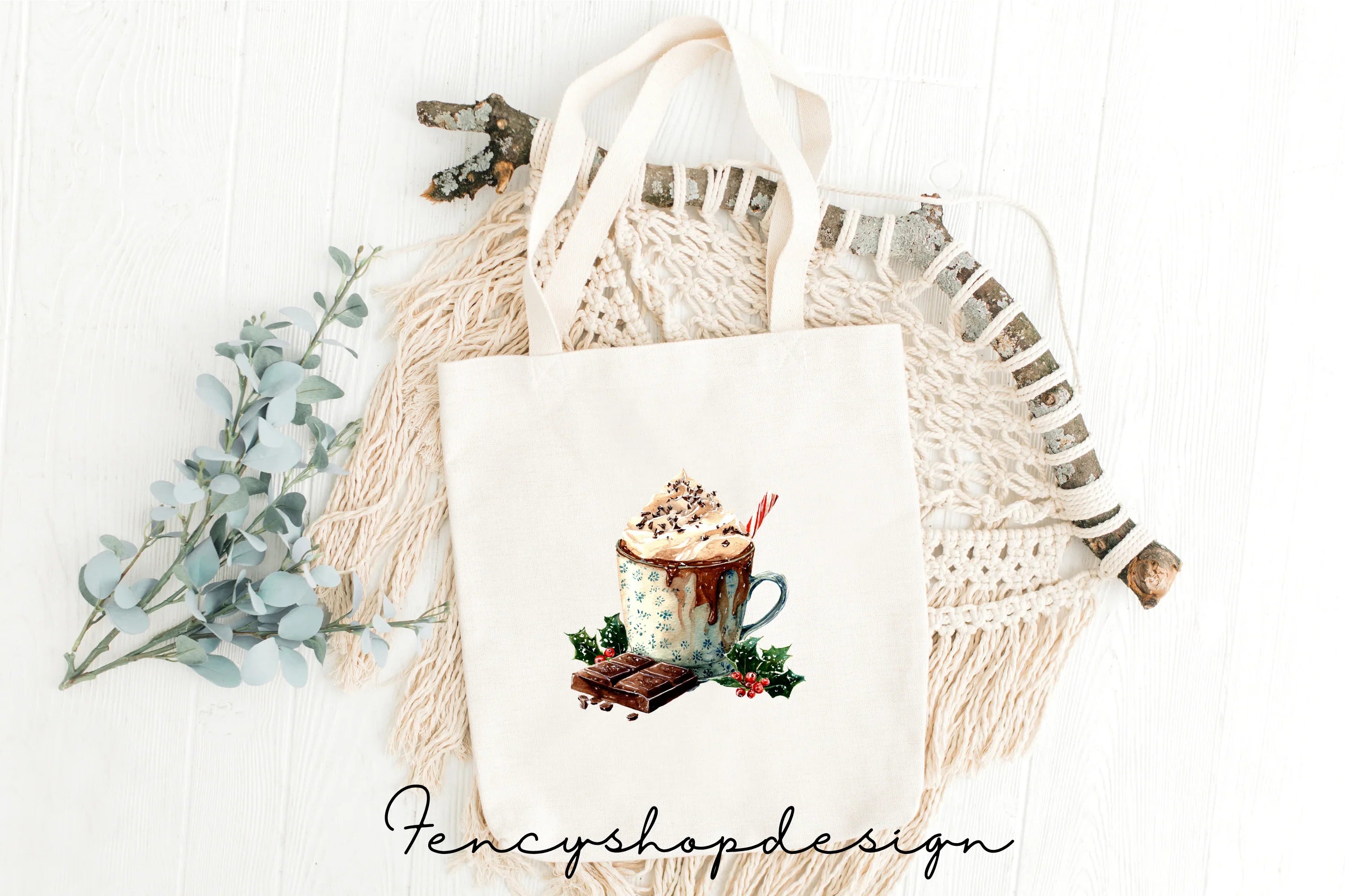 Hot Chocolate Clipart Bundle