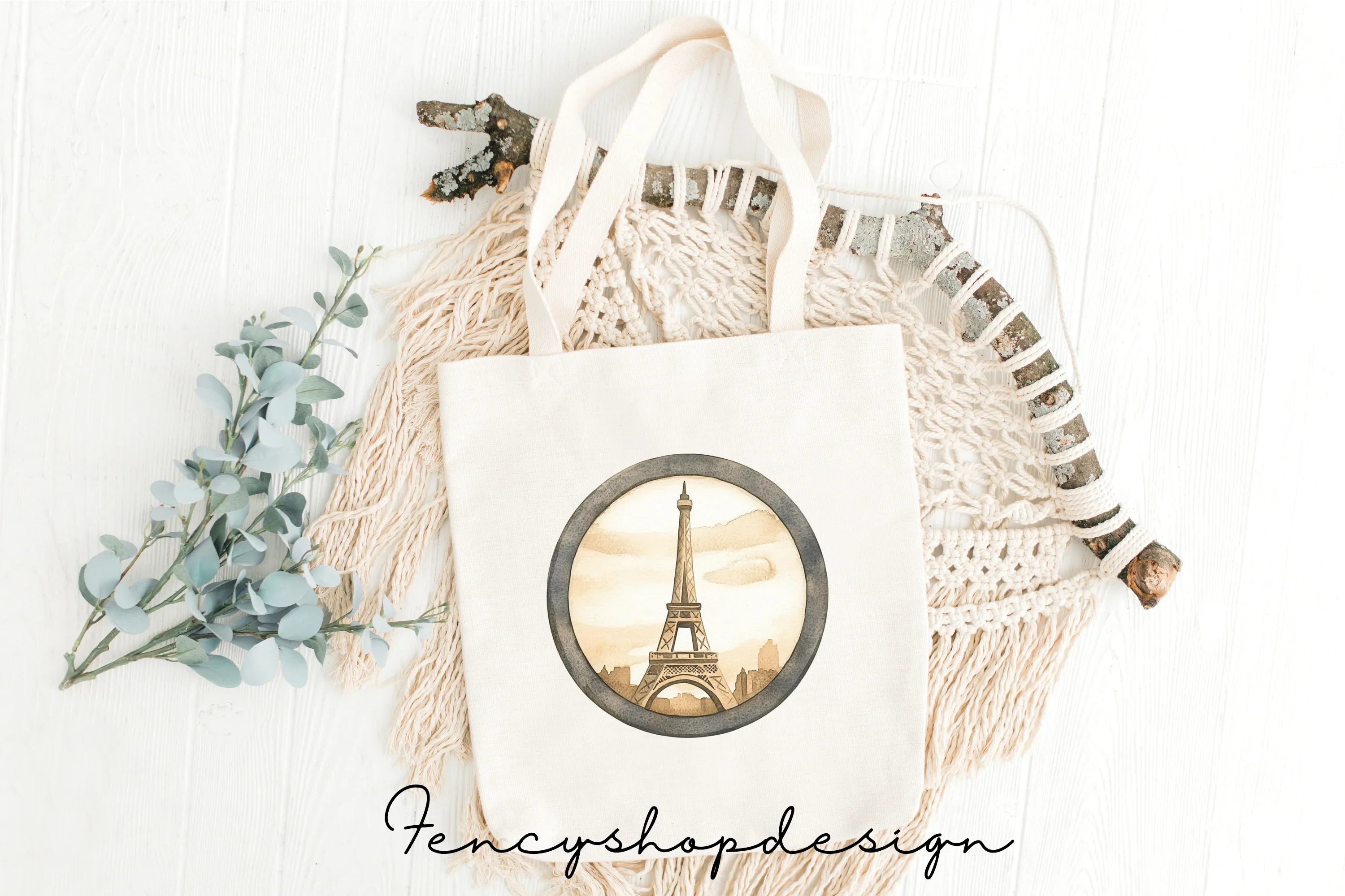 Eiffel Tower Clipart Bundle