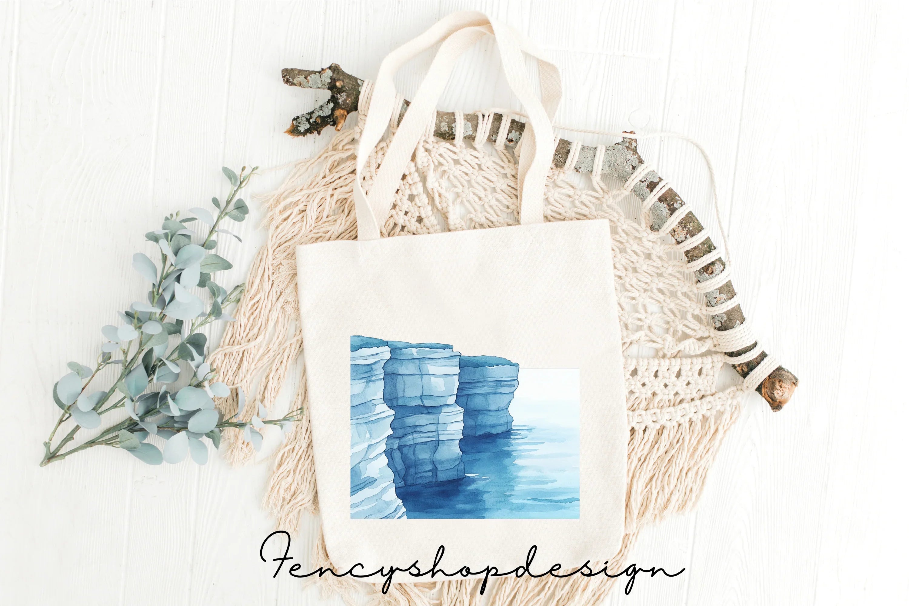 Ocean Cliffs Clipart Bundle