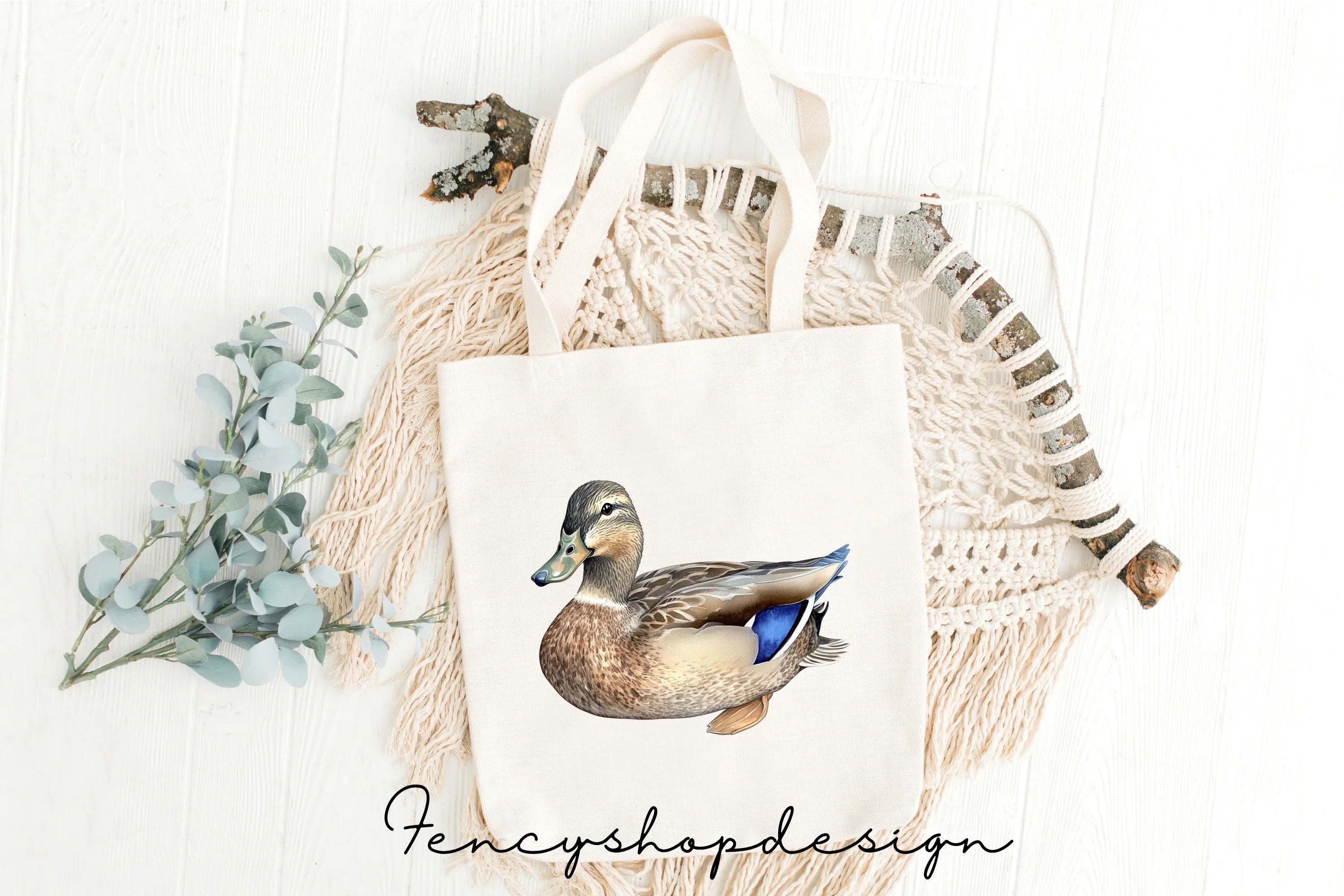 Mallard Ducks Wildlife Animal Clipart Bundle