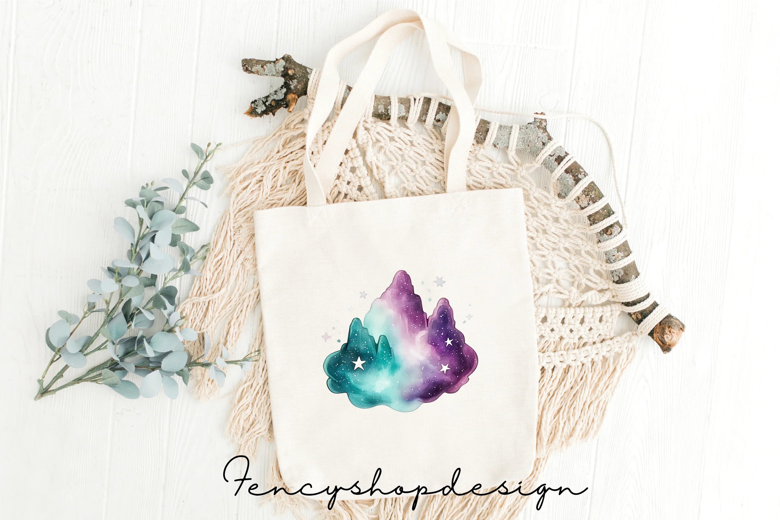 Galaxy Nebula Clipart Bundle