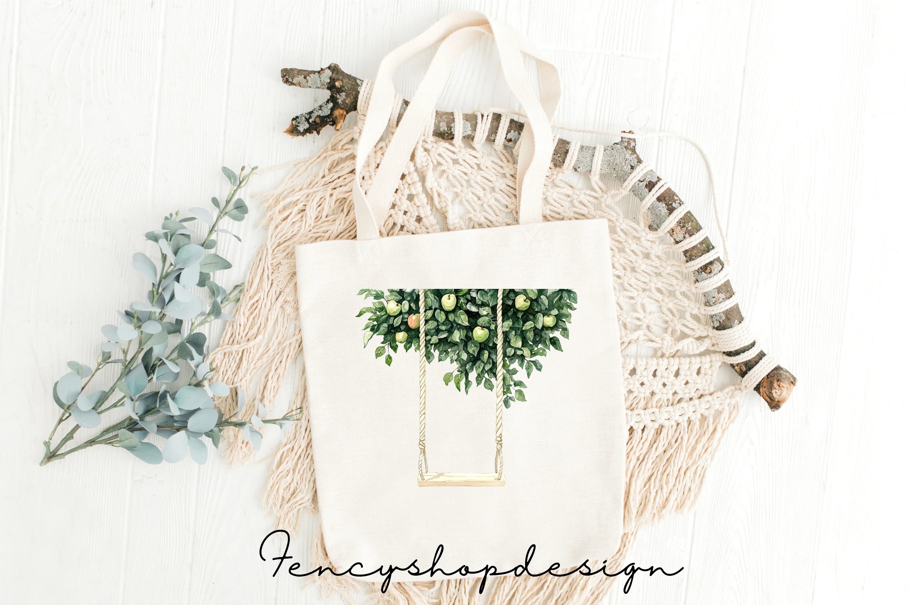 Tree Swings Clipart Bundle