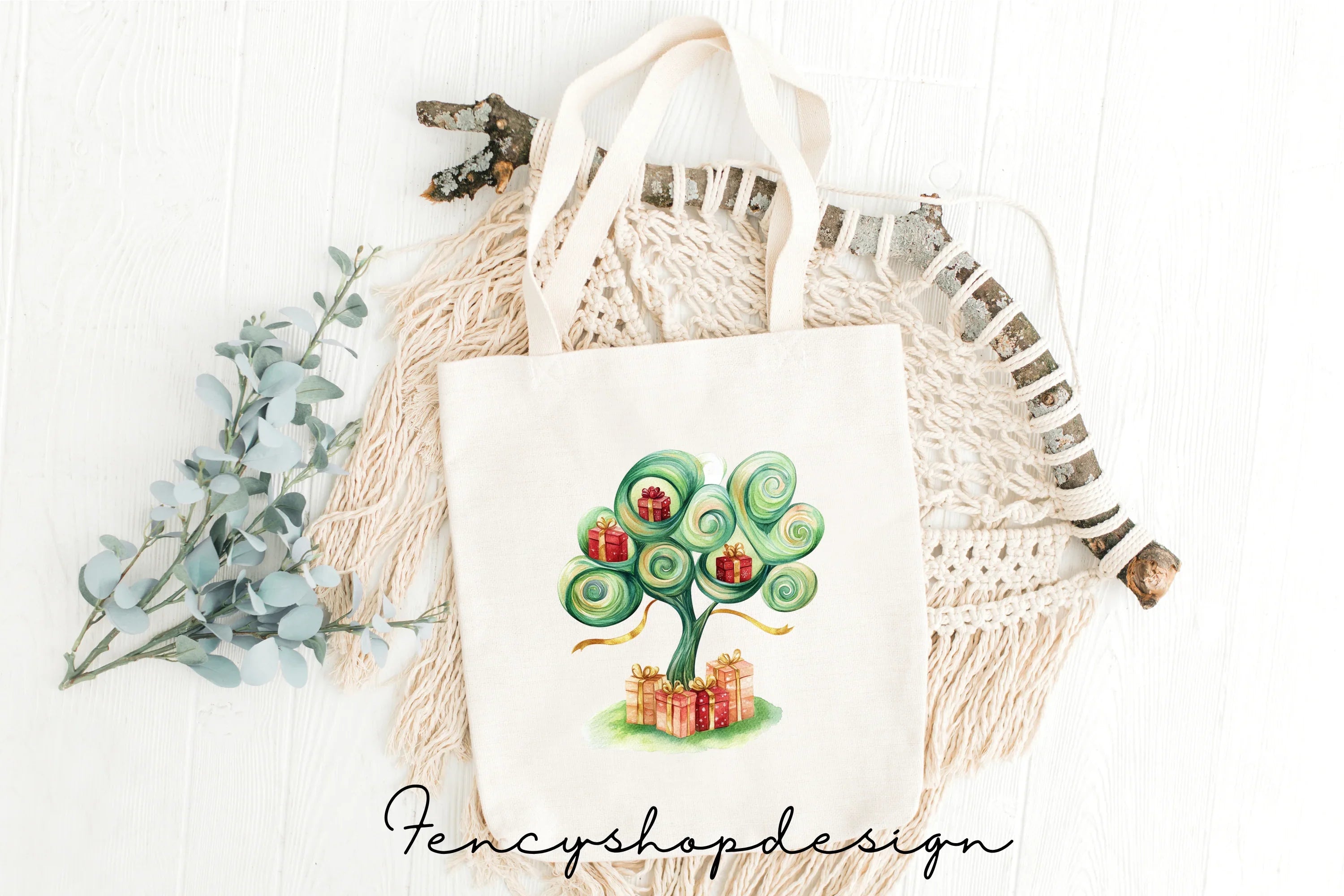 Whimsical Fantasy Tree Clipart Bundle